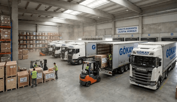 Romanya parsiyel nakliye TIR filosu Gökay Transport