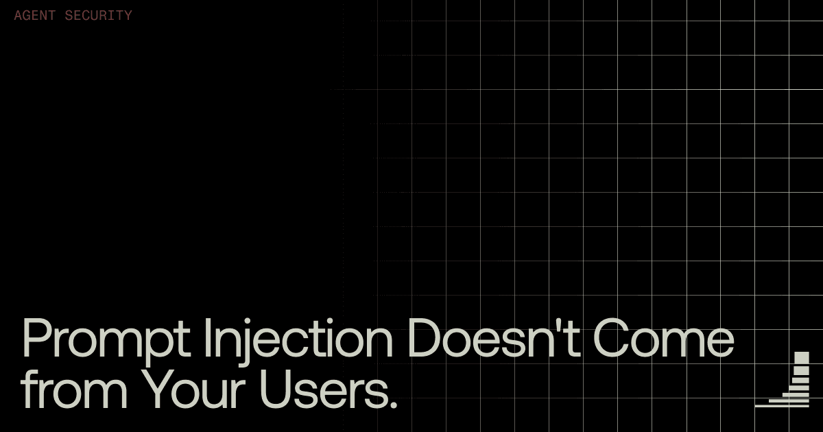 Waxell blog cover: Prompt Injection Doesn't Come from Your Users