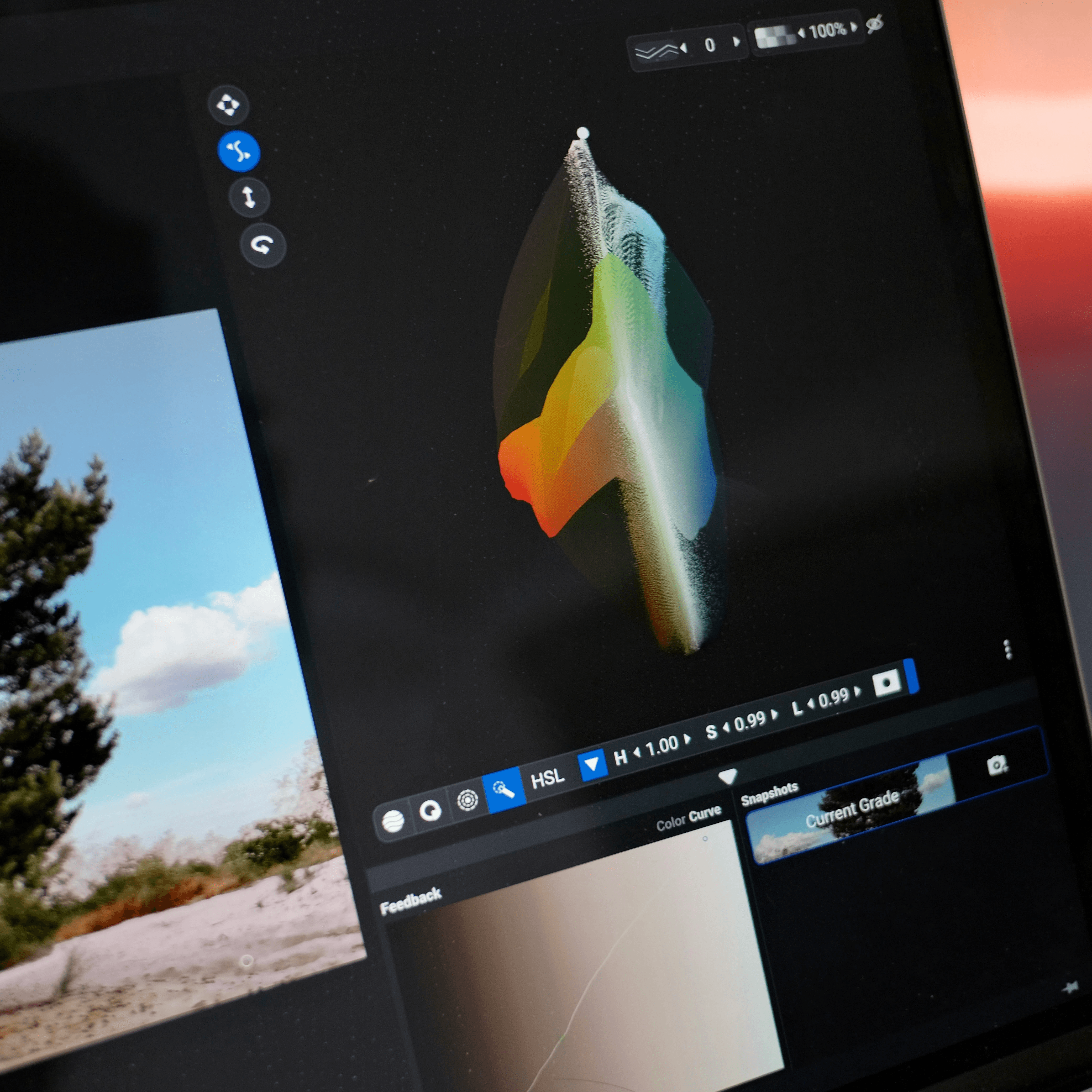 black laptop computer