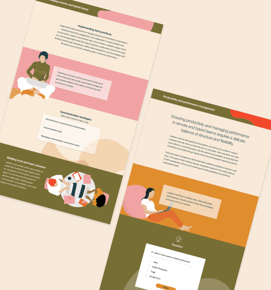 elearning in Articulate Rise by CInch