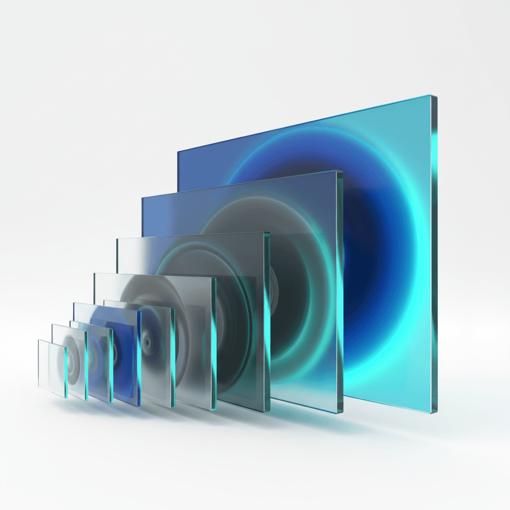 Conceptual illustration of grid trading showing exponential risk as trades double in size across panels