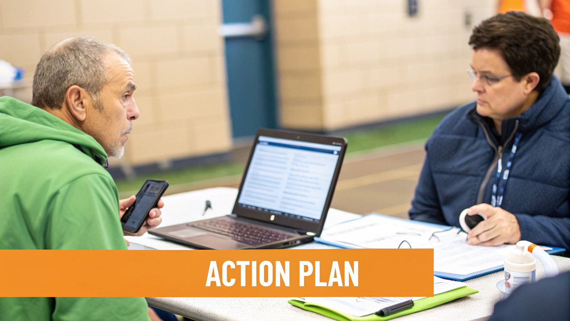 An adult making a strategic plan on a whiteboard, symbolizing the proactive steps taken after a dyslexia diagnosis.