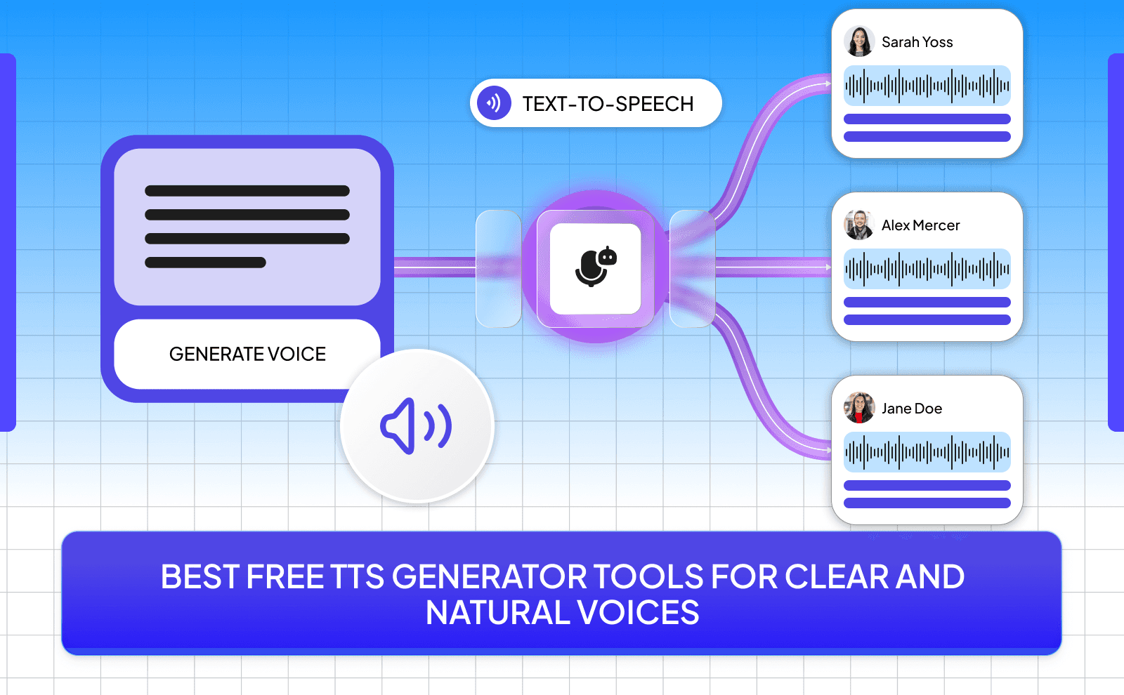 Best free TTS generator tools for clear and natural voices