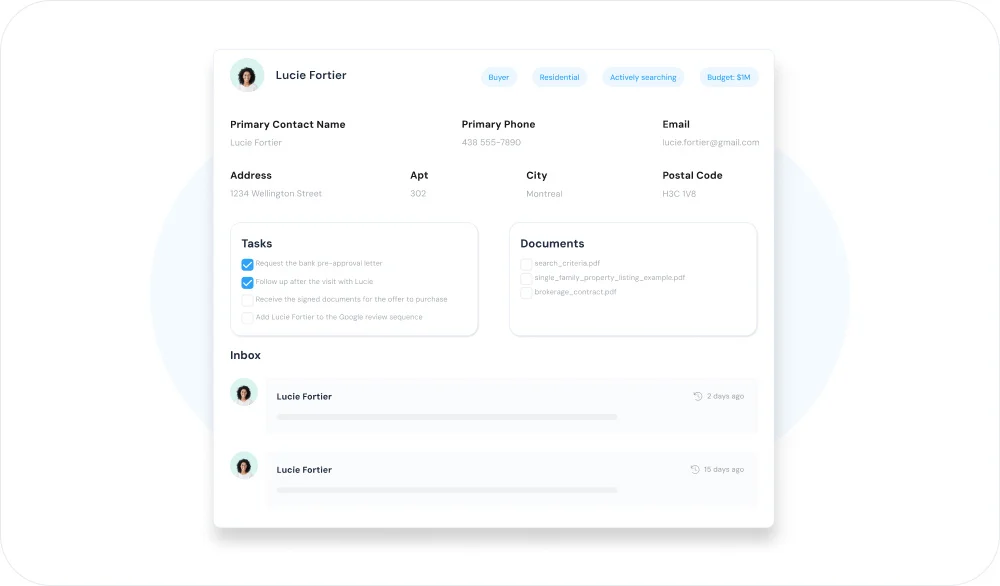 Easily Access All Your Information and Interactions