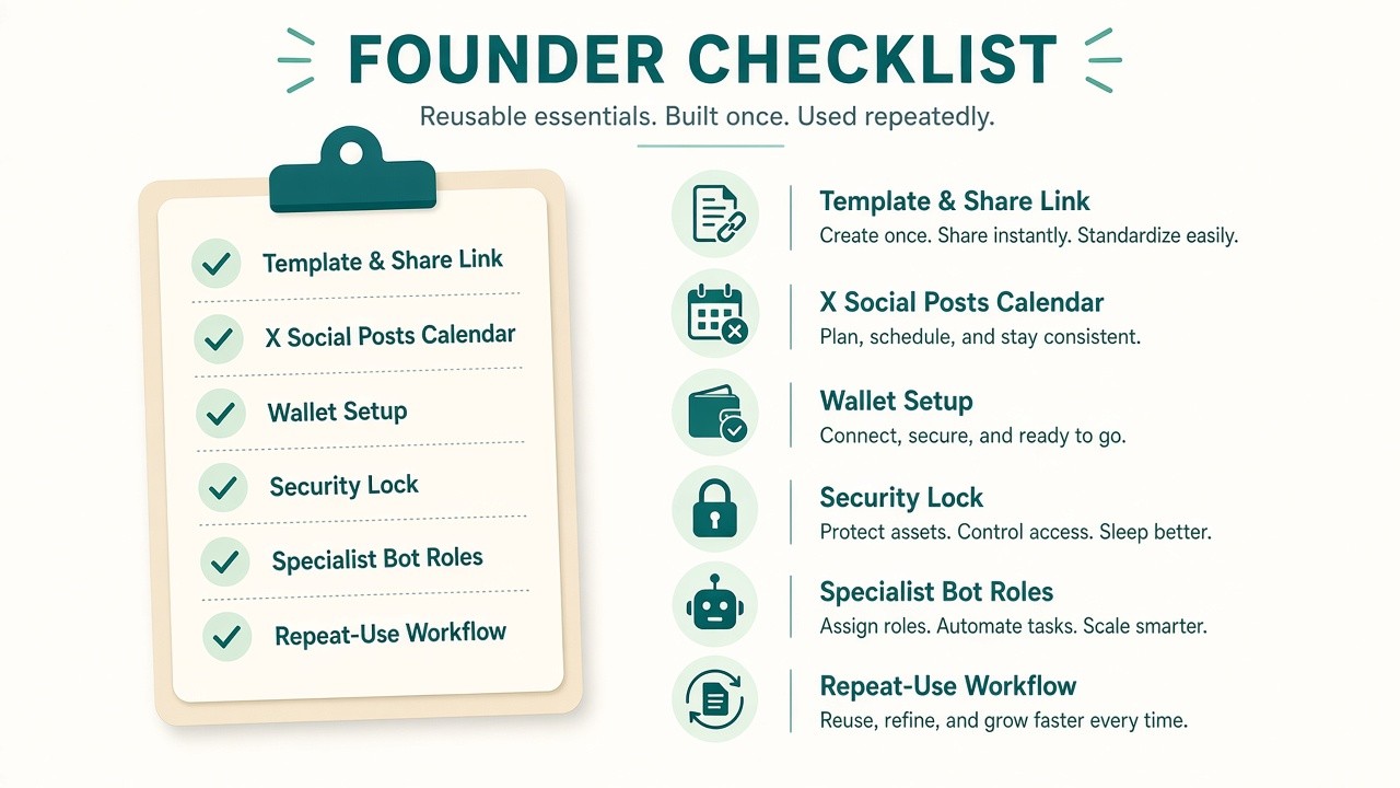 Founder checklist for Grok Bot Creator Rewards eligibility and growth