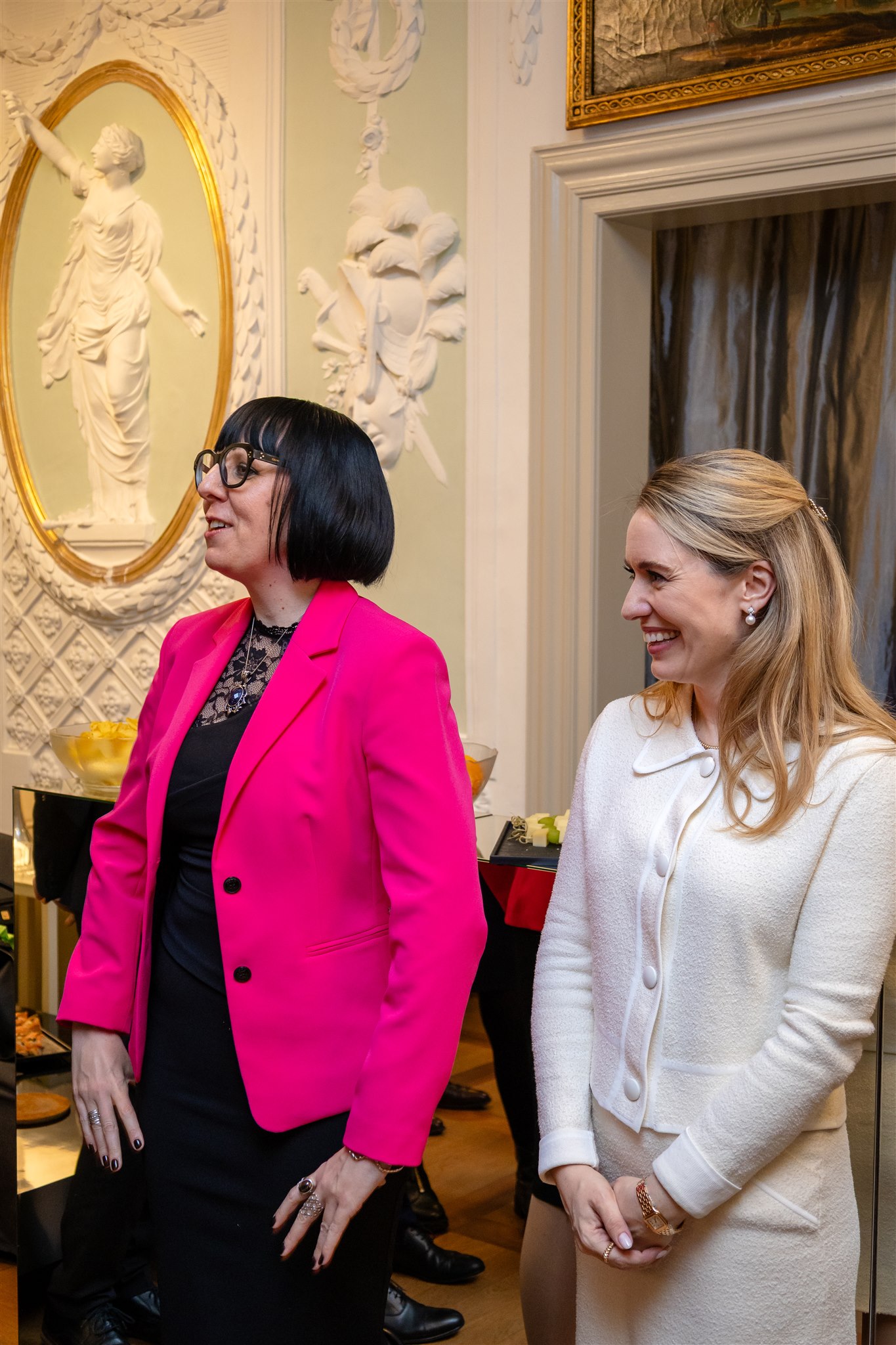 Authors listening during Recht KI book launch event in Zurich