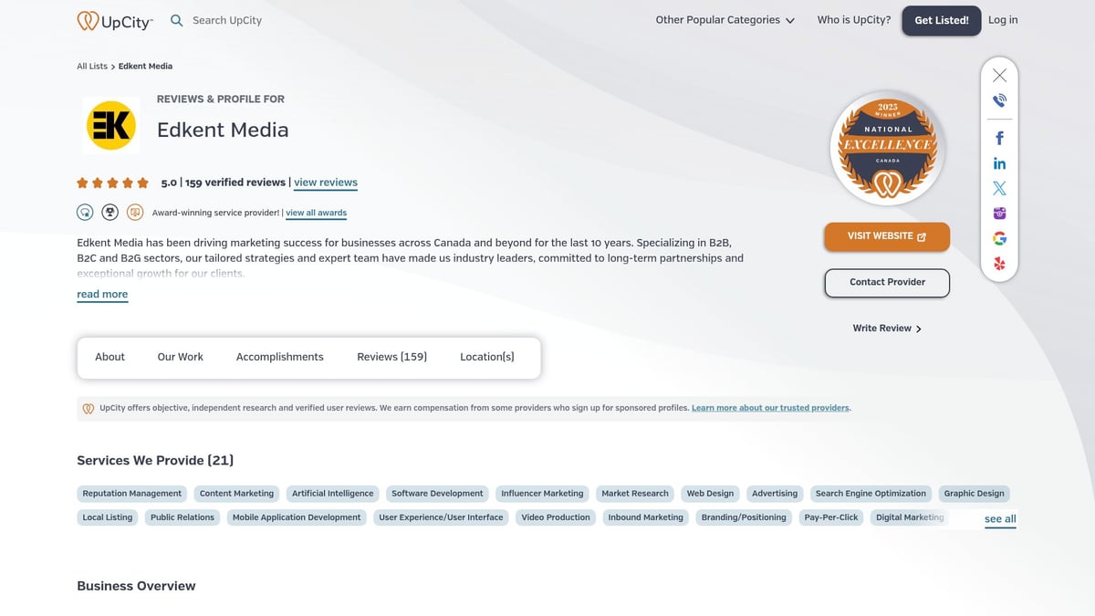 7 Best Web Design Ottawa Agencies to Watch in 2025 - Edkent Media