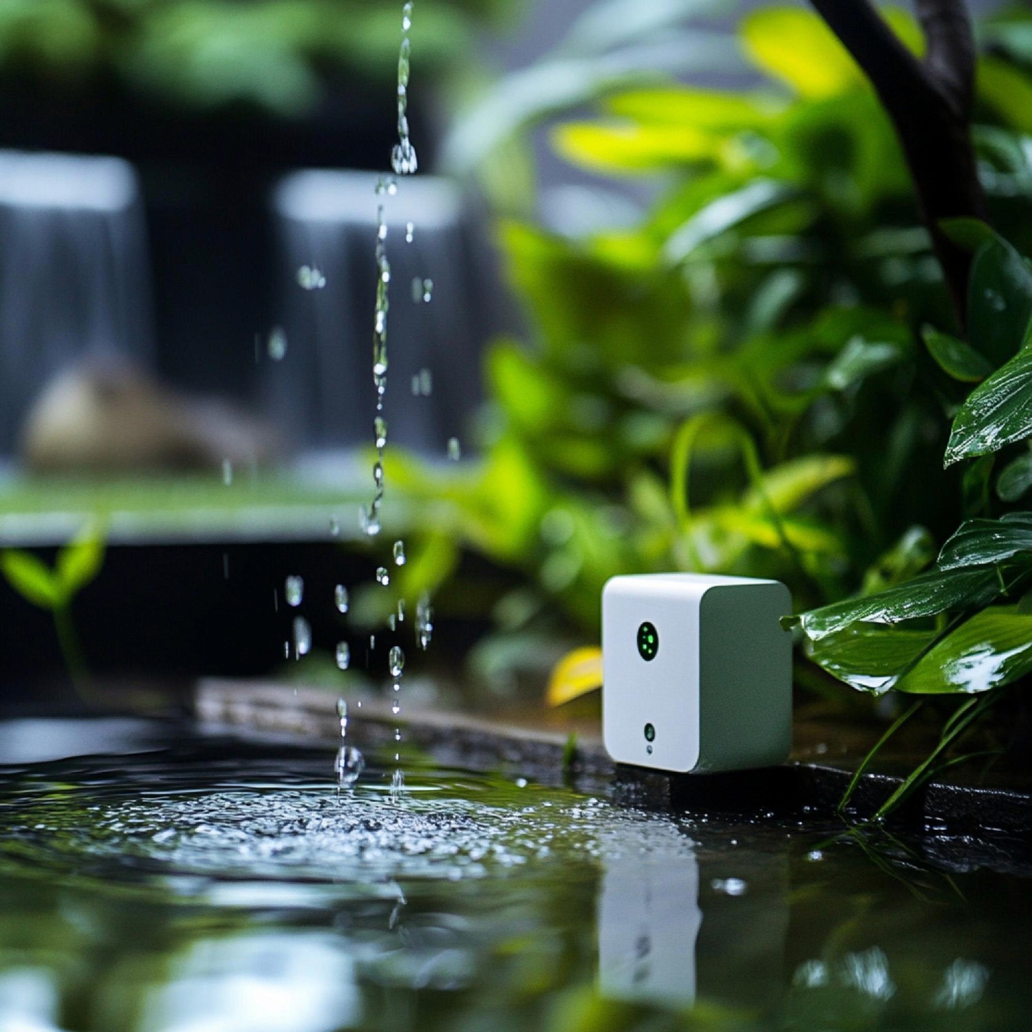 工業風開放式辦公室設計，配備曲面聲學板、室內綠化及人體工學座椅，營造現代感商務工作空間。The industrial-style open-plan office design features curved acoustic panels, indoor greenery, and ergonomic chairs, creating a modern business workspace.