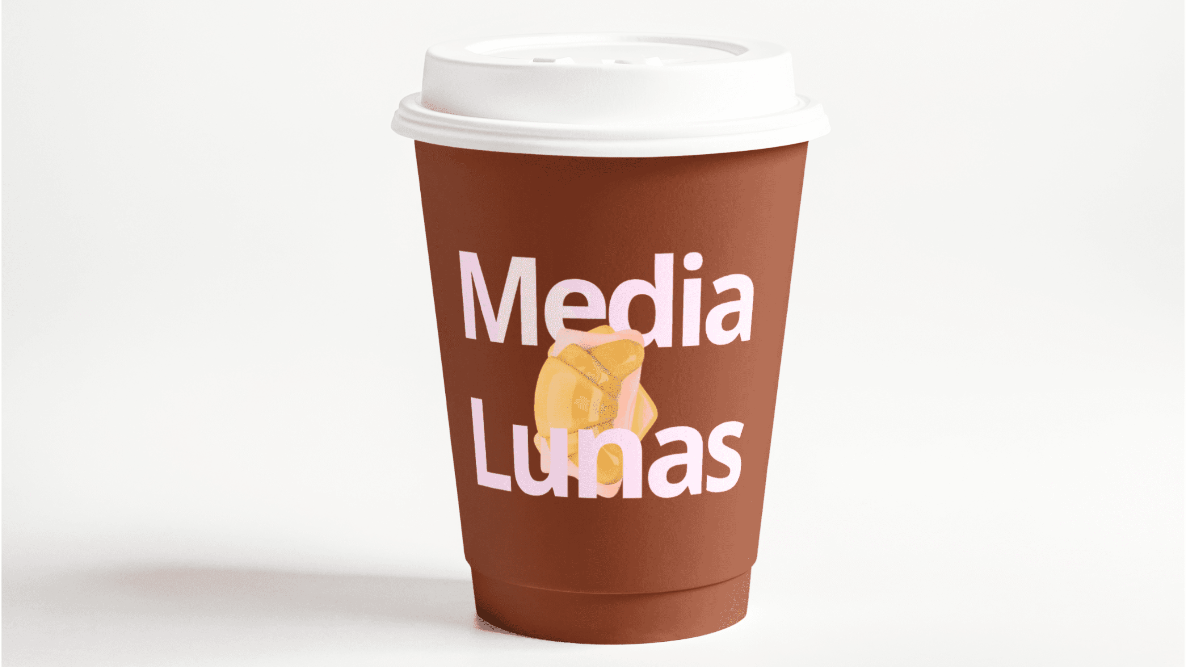 Editorial magazine design standing upright with oversized typography and clean layout