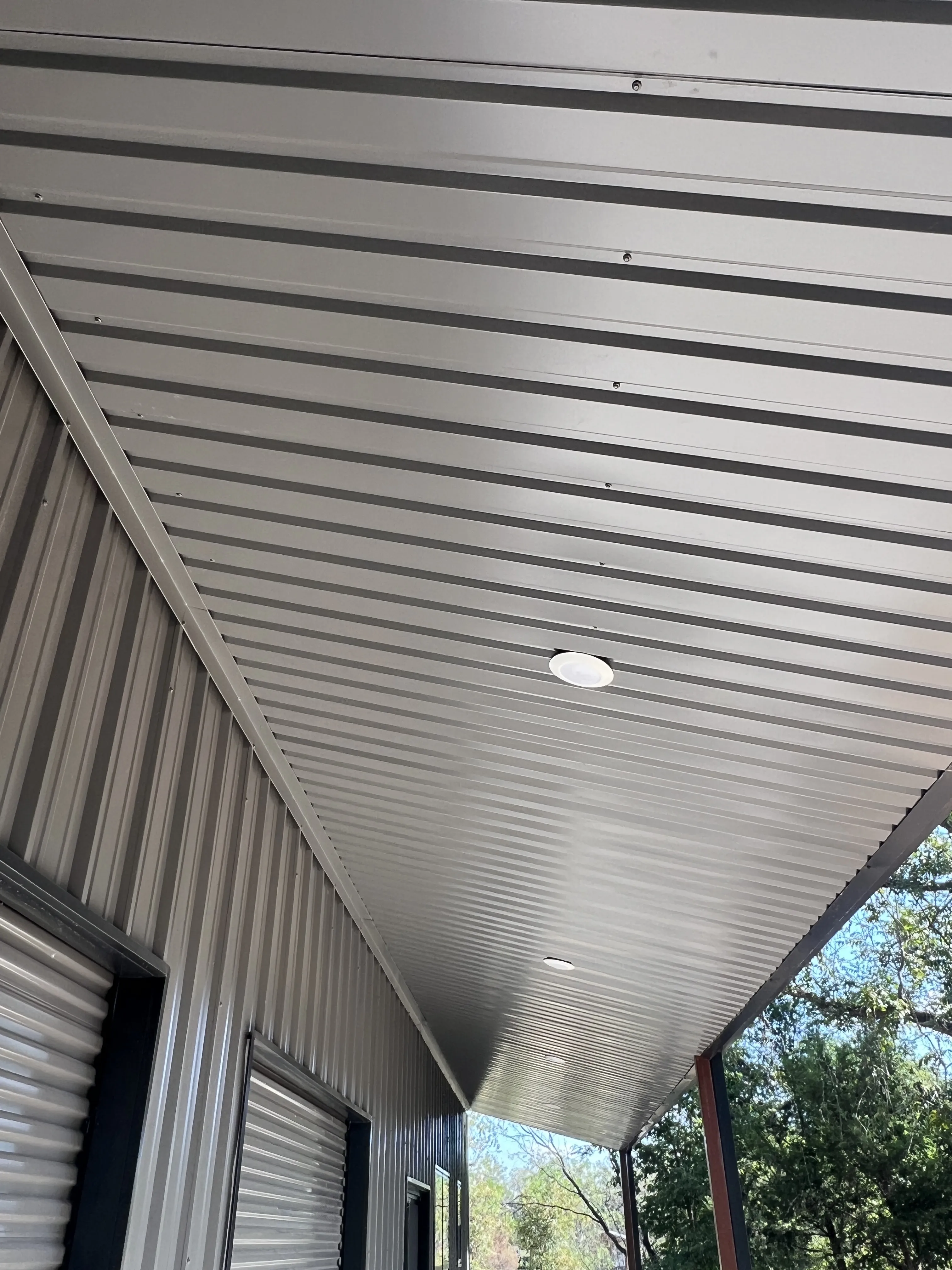 Back Porch Soffit Bend Luxury Barndominium Perks Metal Works