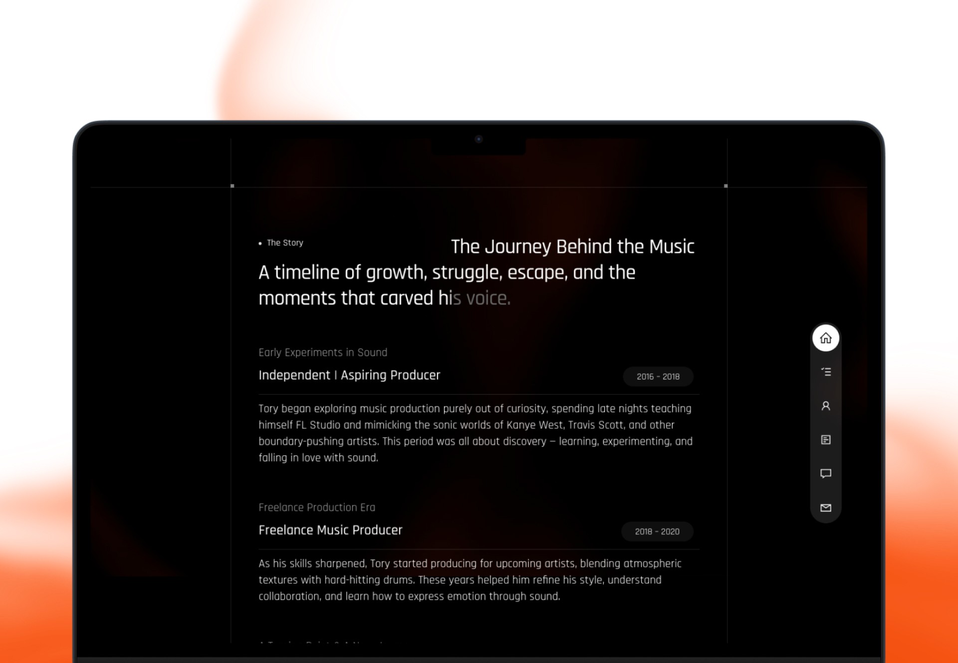 website-design-develoment-no-code-framer-artist-studio-hire