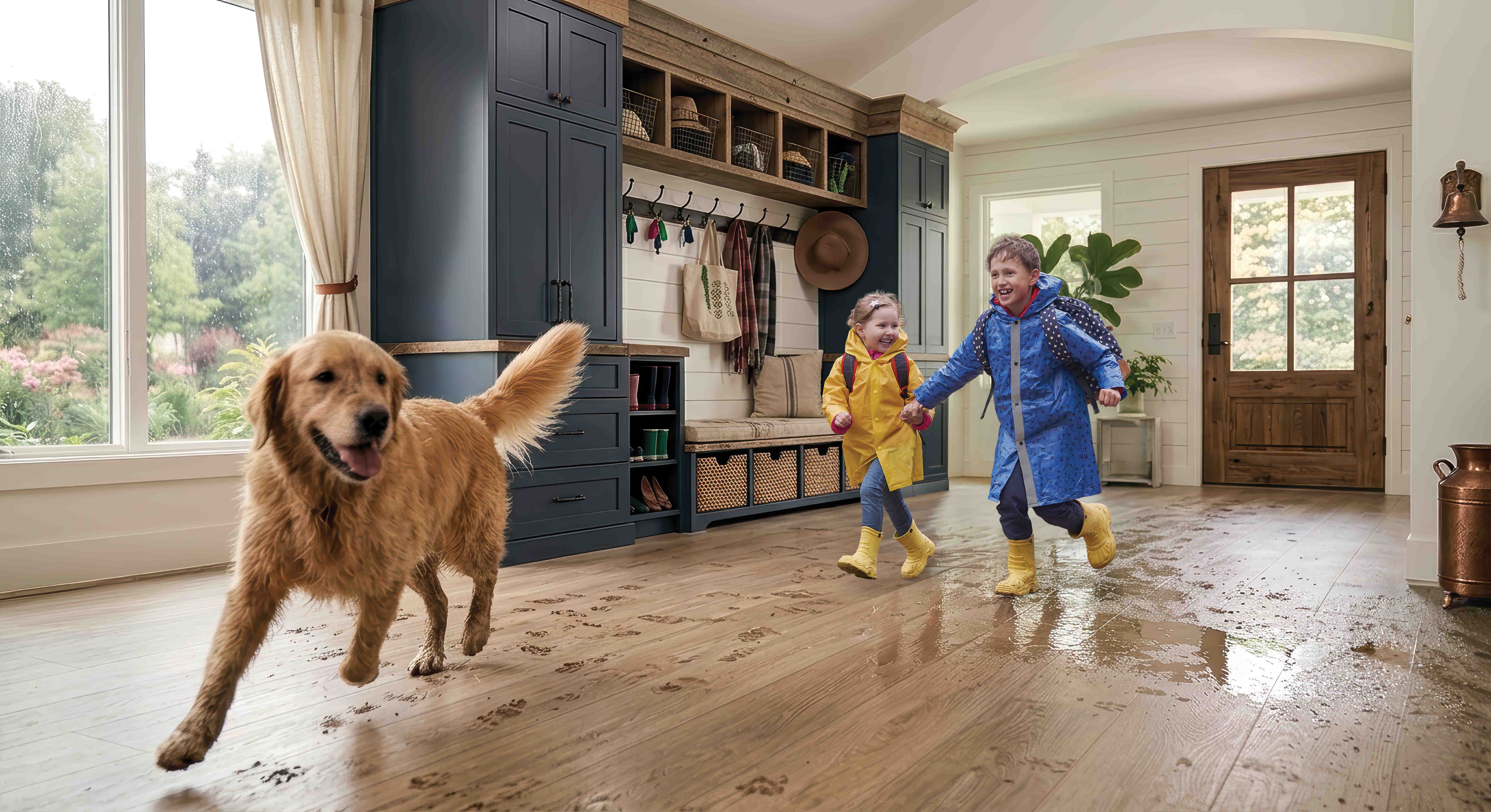 Pet and kid friendly flooring