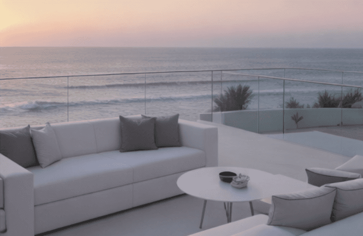 balcnoy of Oceanfront Sanctuary House