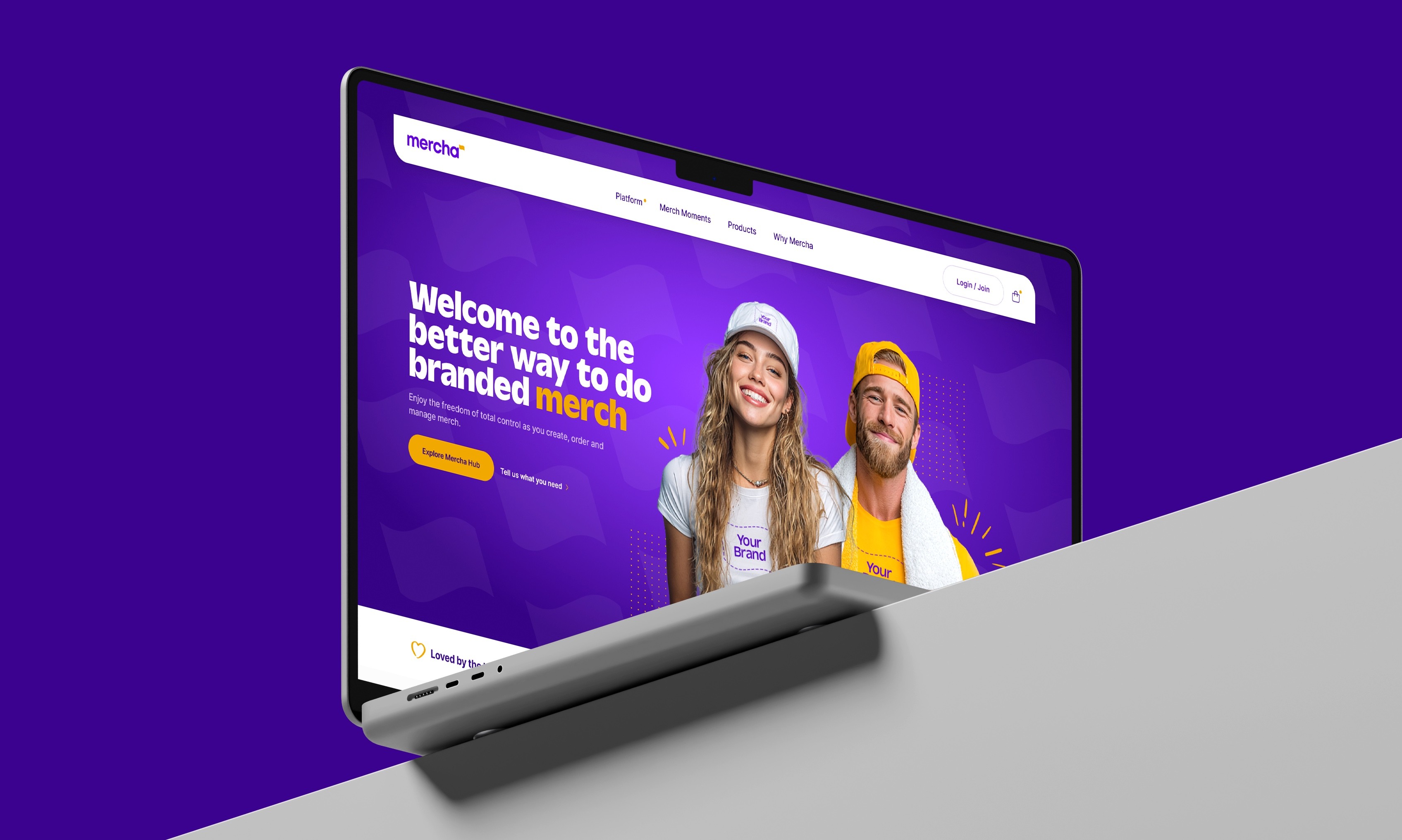 Mercha case study — branded merchandise platform
