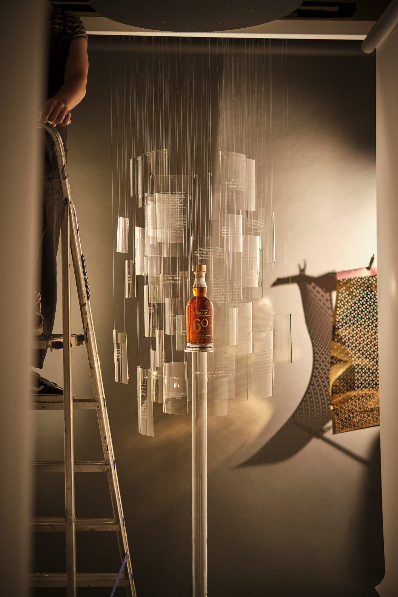 bts image of rigging of set