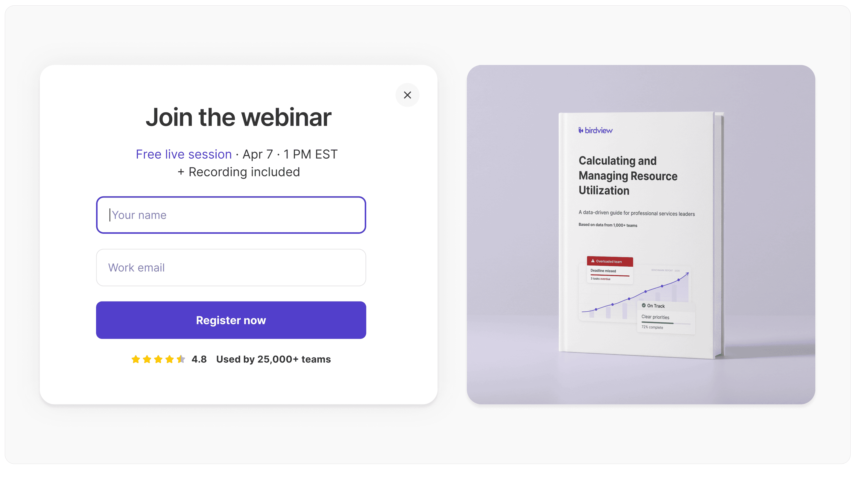Laptop showing Bloomy UI