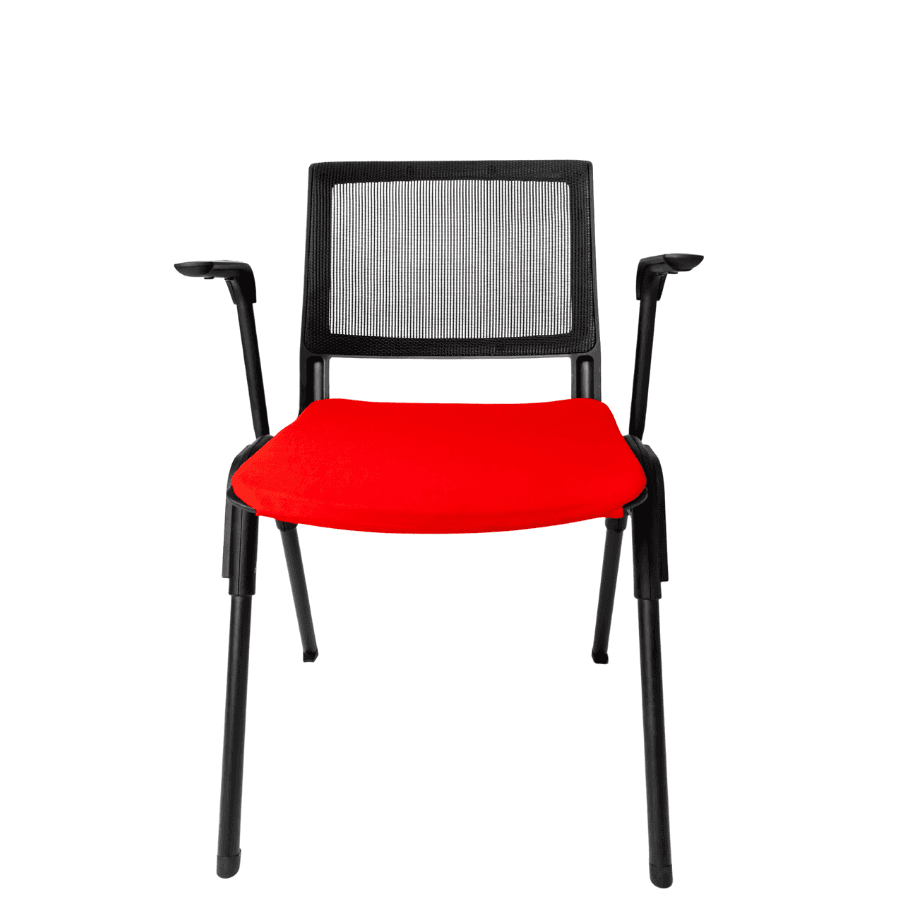 Silla Visitante Tapizada con Brazos