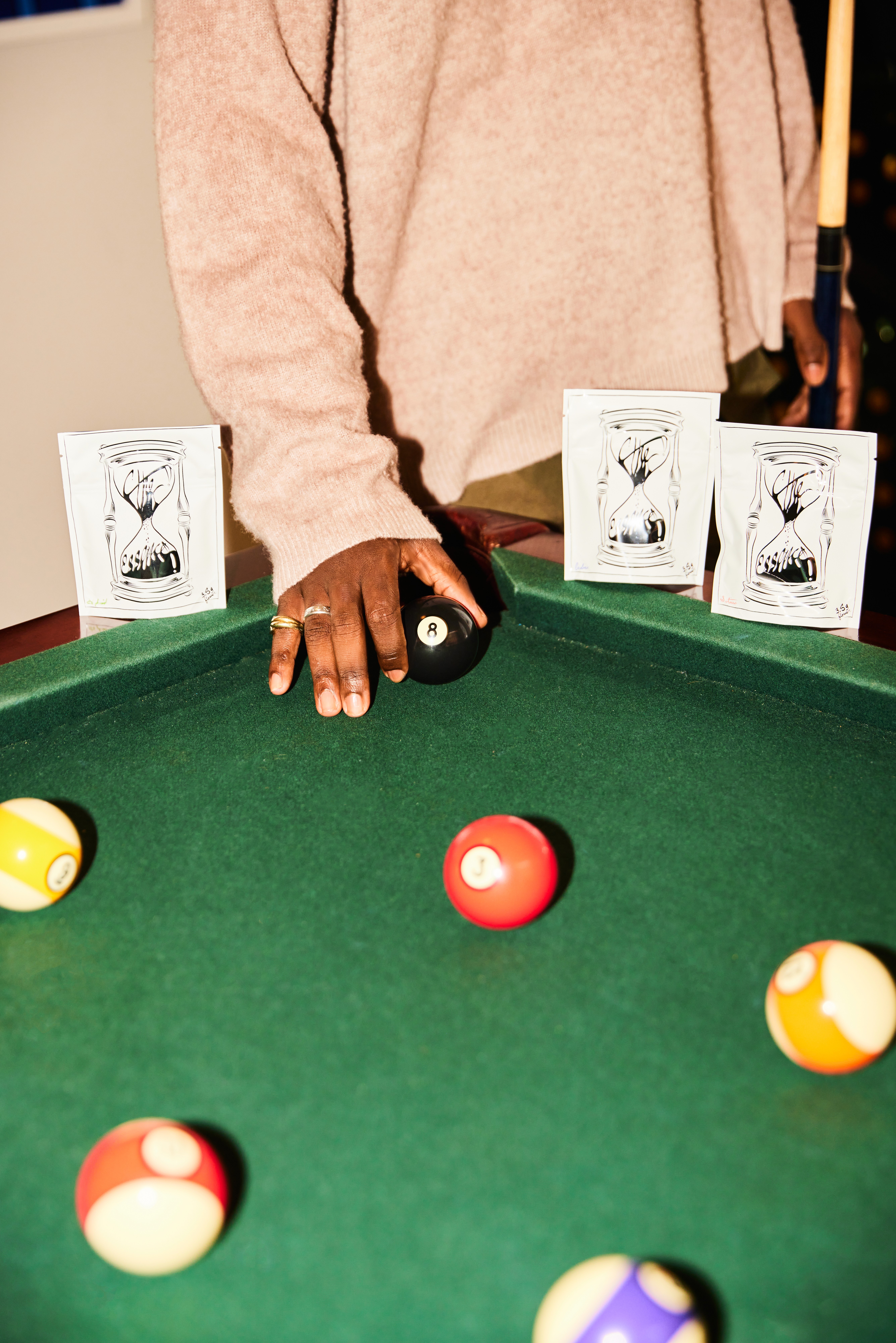 Rocky desert landscape with mountains at sunset
