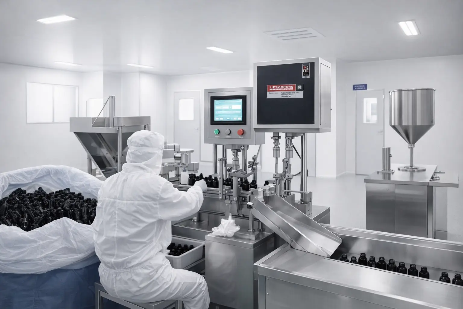 Close-up of SIHCYUAN's advanced precision manufacturing machinery for high-end cleaning product export.