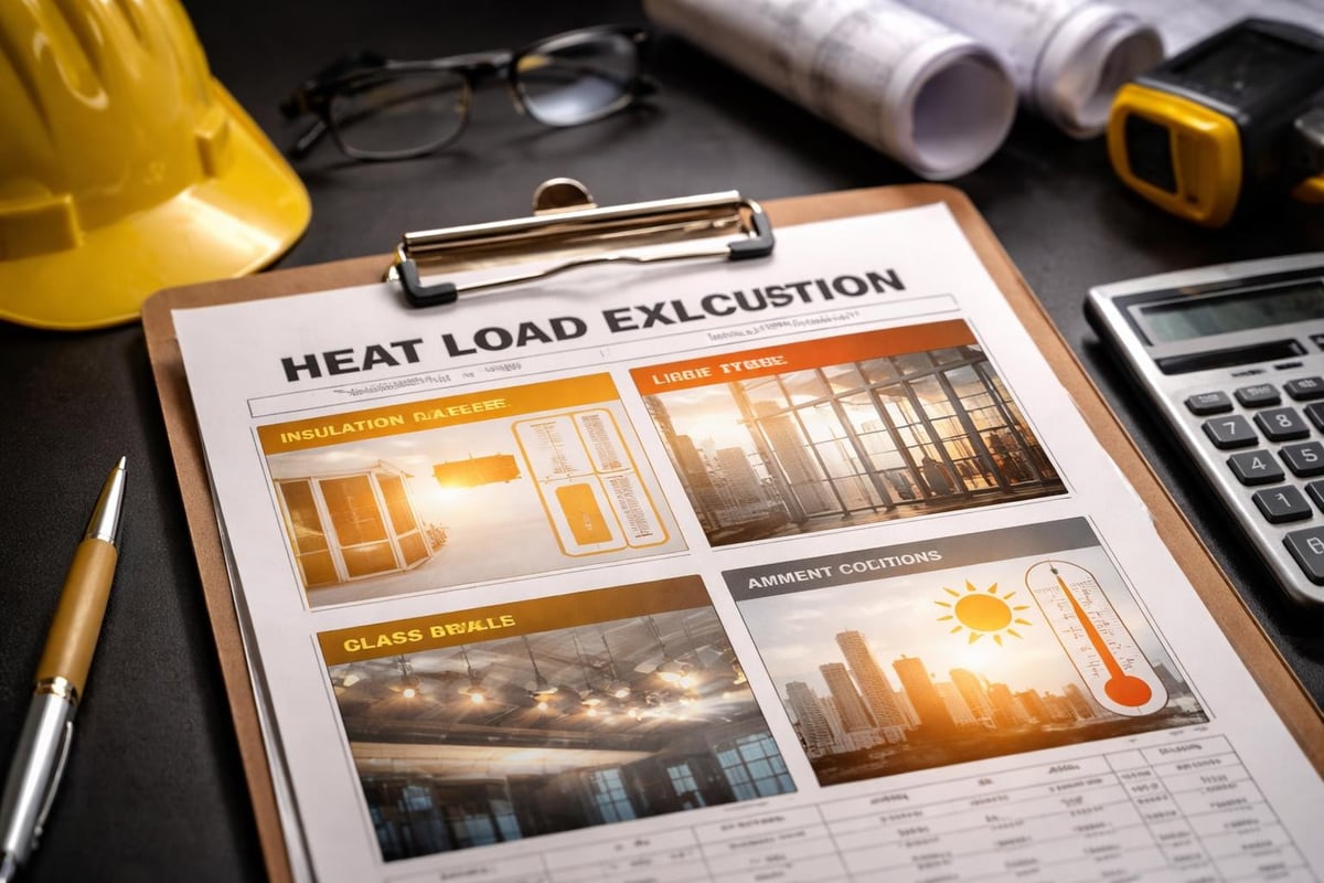 Wine cellar heat load components
