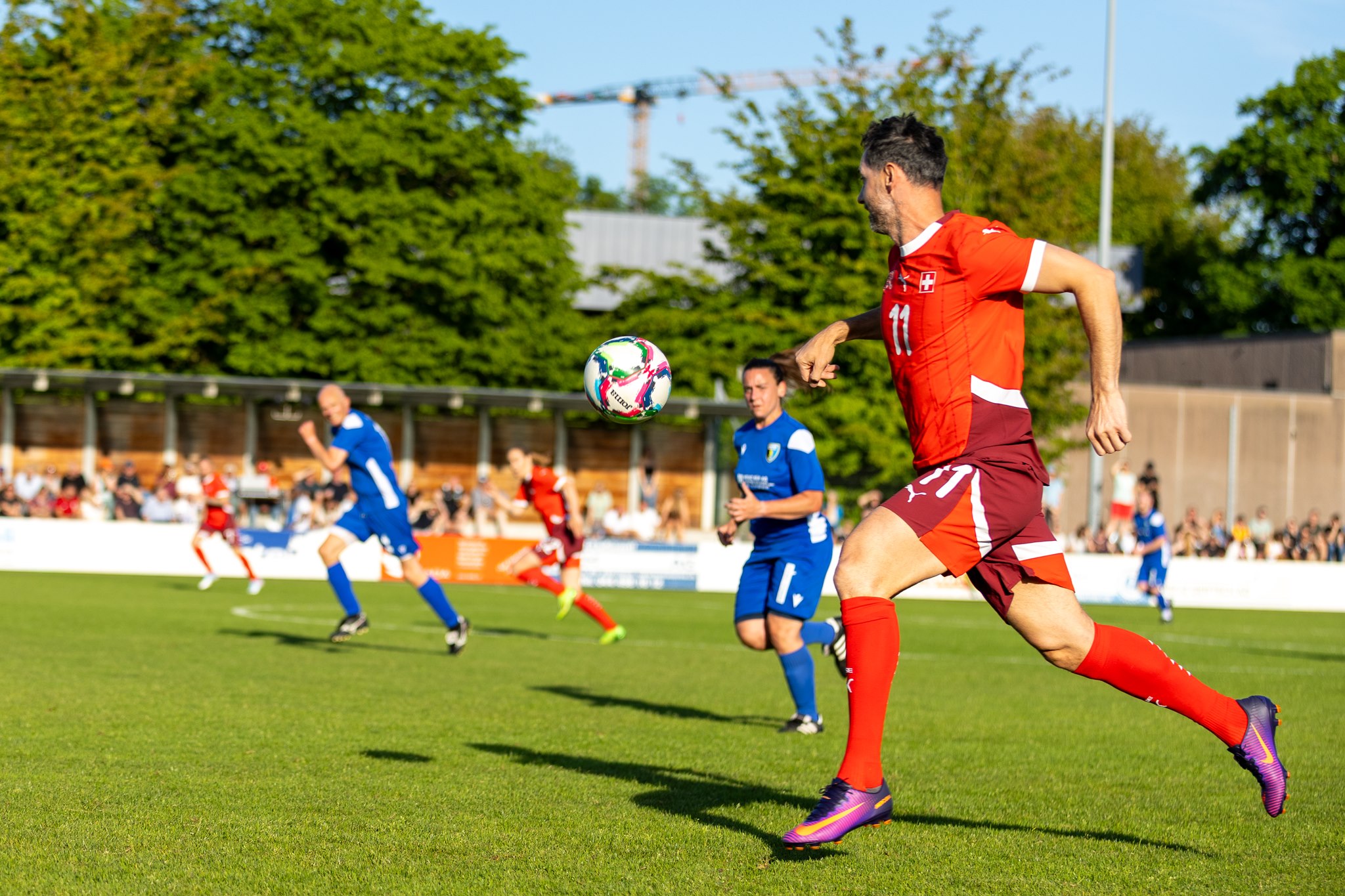 Blerim Džemaili in action during Suisse Nati Legends match, FC Oerlikon/Polizei Sponsorenfestival 2026 Zurich