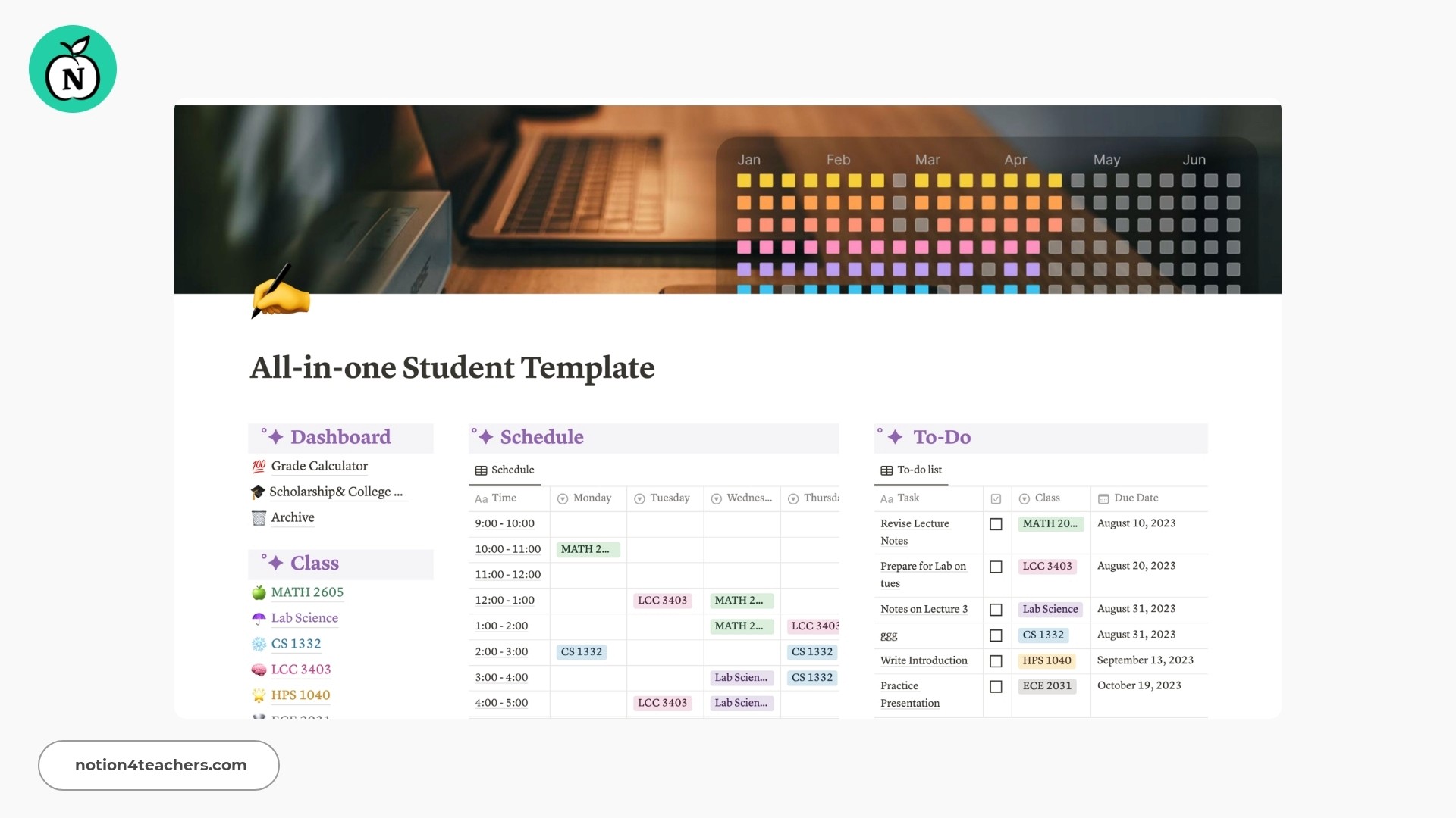 All-in-one Student Template Template by Ouyang