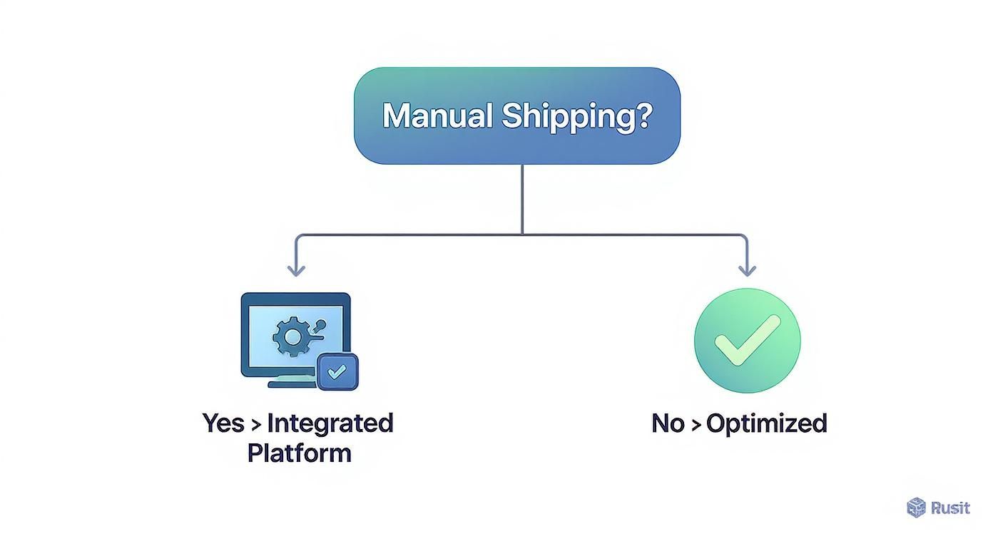 Infographic about how to reduce shipping costs