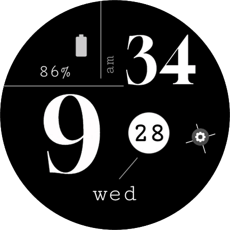 Watch Face for Wear OS watches