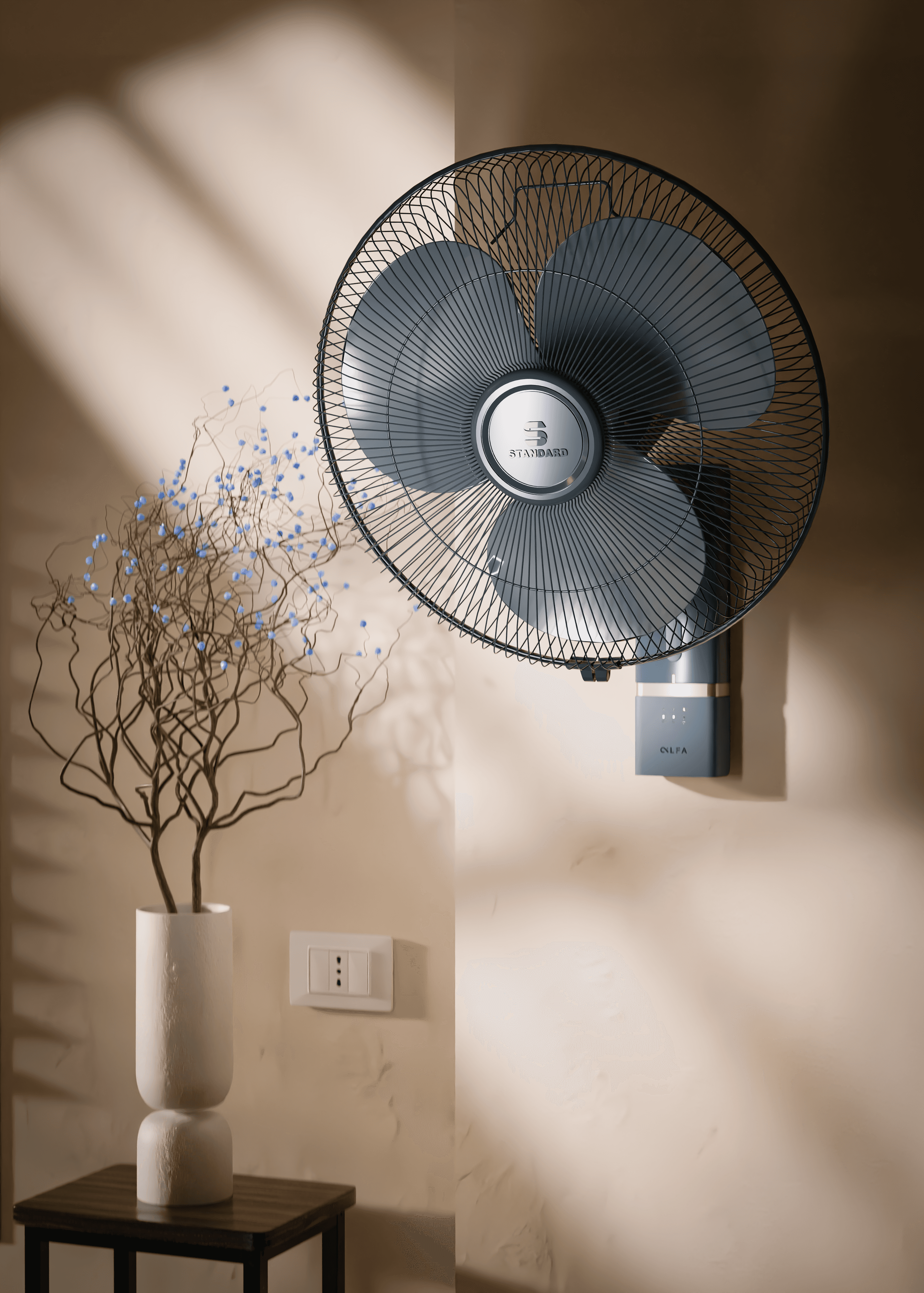 Render - New Alfa Wall Fan Design in Context