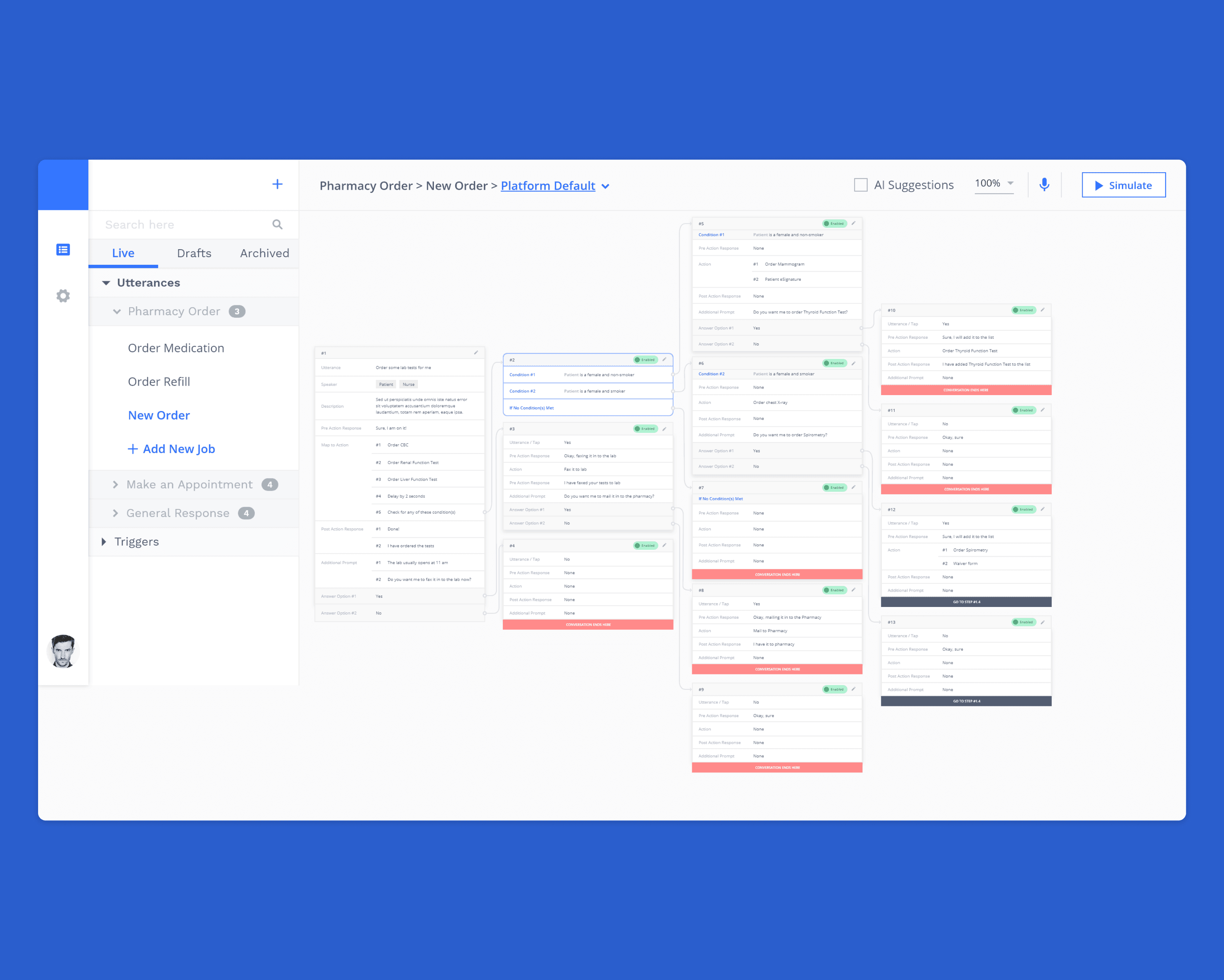 Streamlining Conversations: Designing a User-Friendly Chatbot Builder