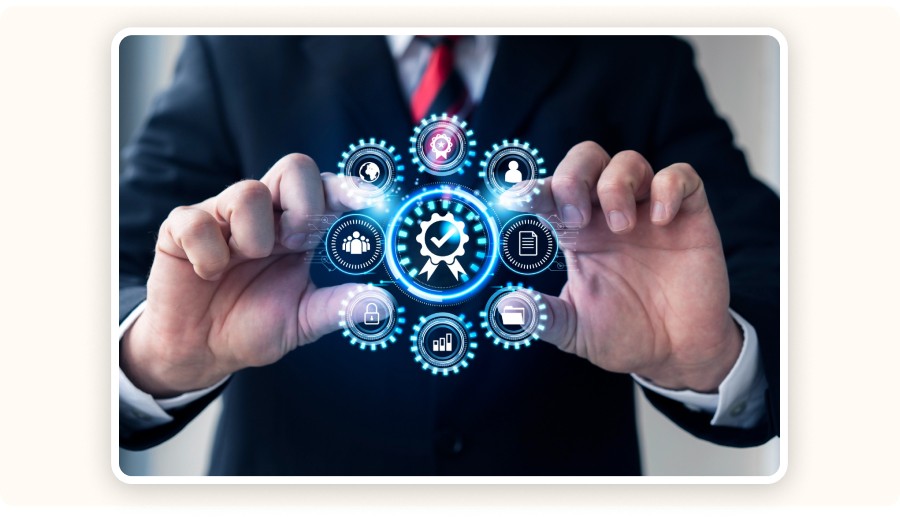 Interface illustrant les fonctionnalités technologiques d’un outil