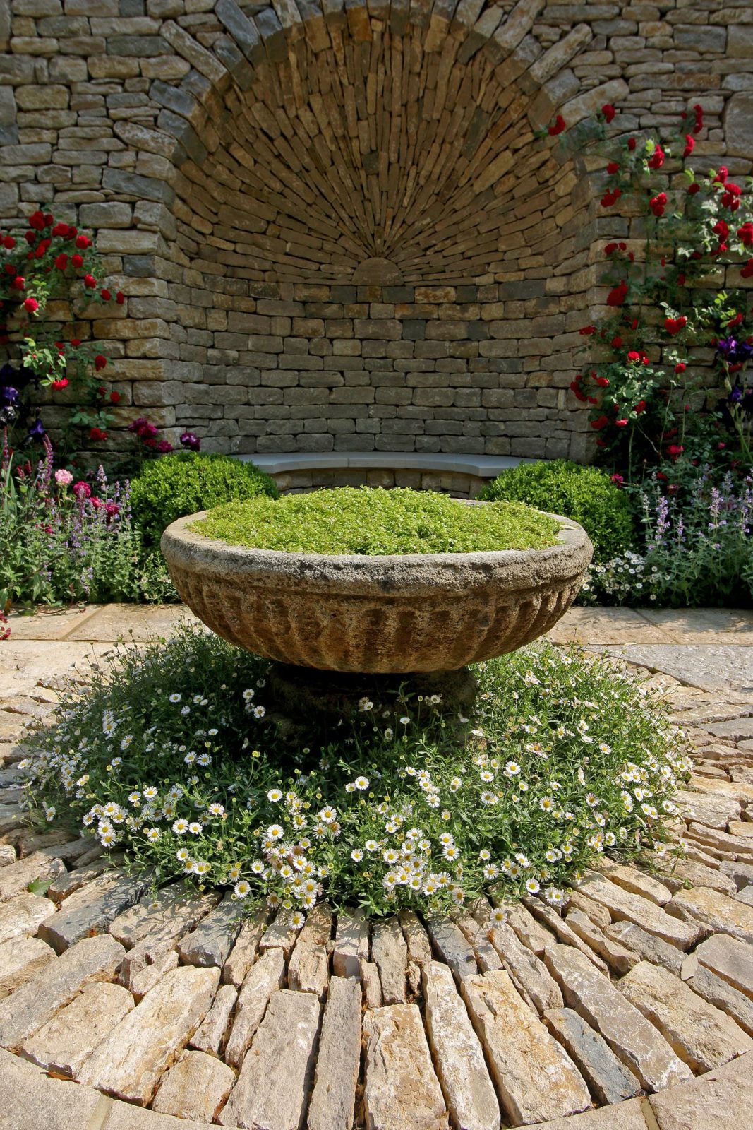 Trockenmauerkunstwerk Gebäude von Andrew Loudon