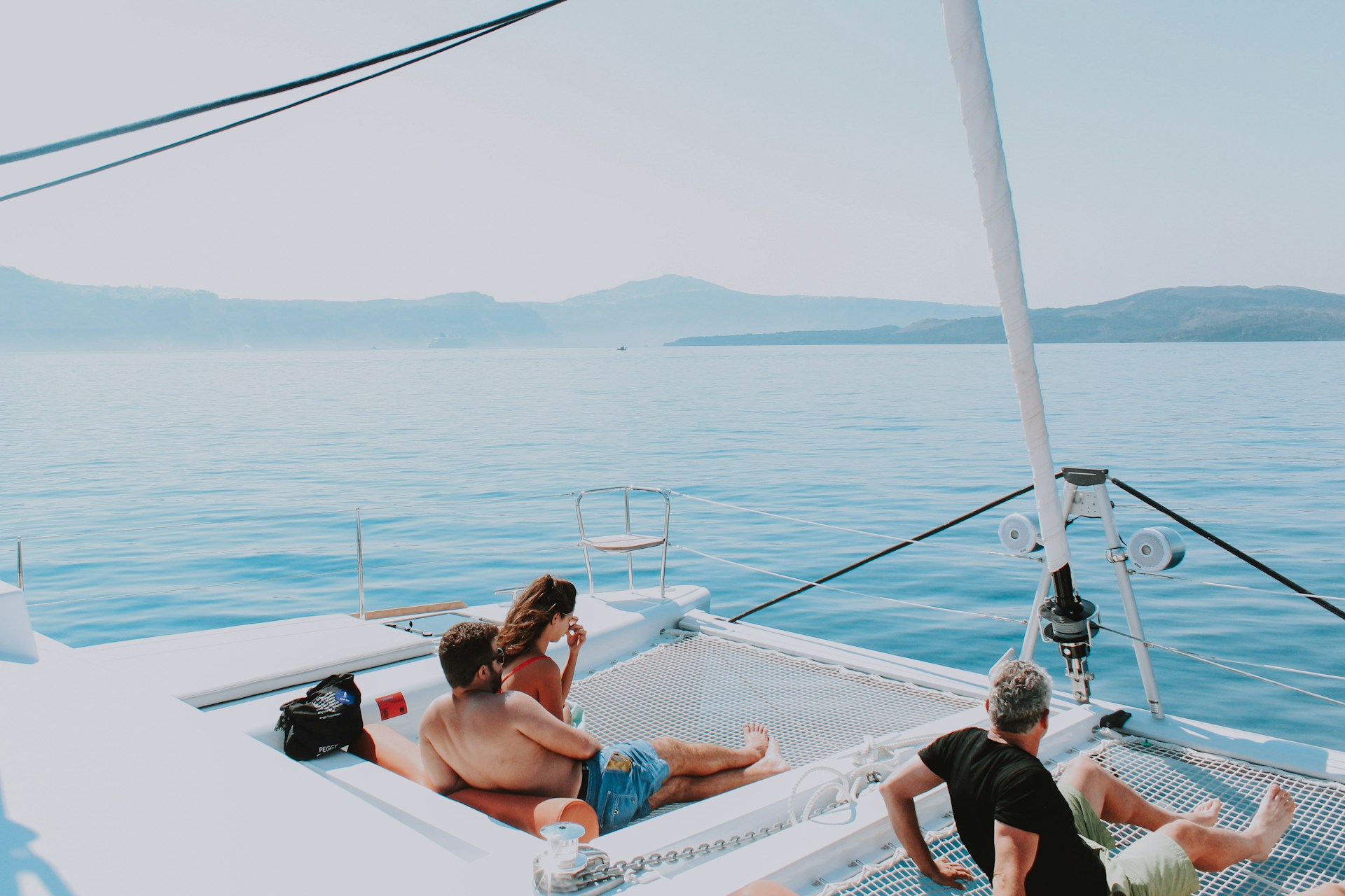 People on the yacht