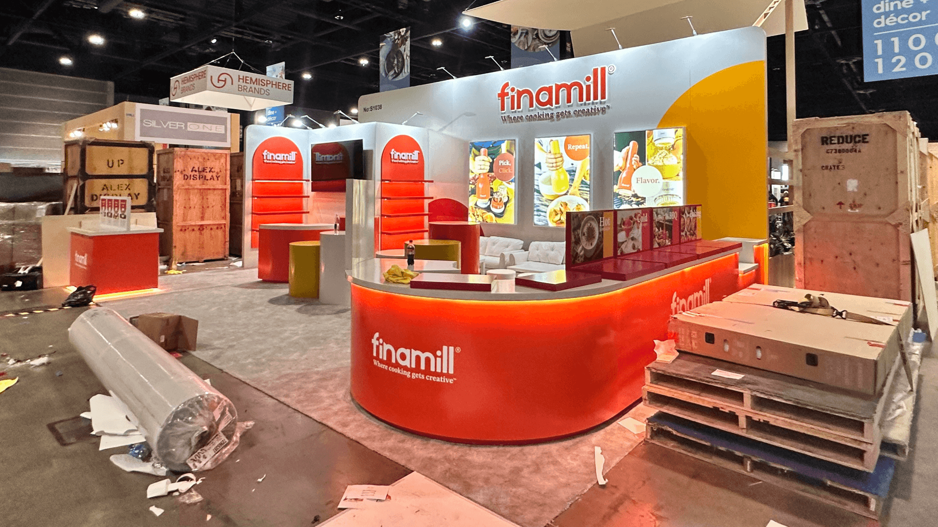 Food formulation demo booth
