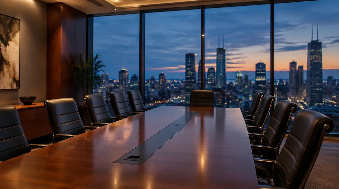 corperate office over looking city representing the types of people who monetize 45V clean hydrogen tax credit