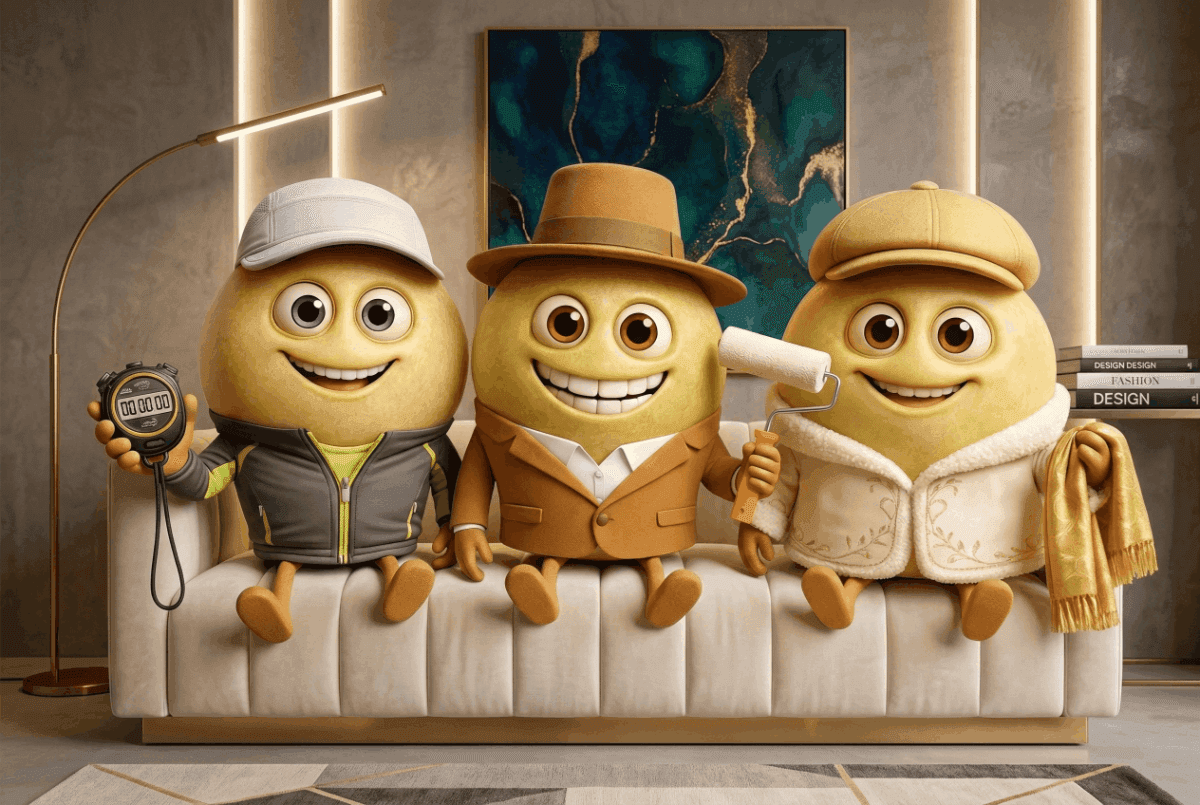 Uncorkables Rich Whites grape varieties in a group picture in an luxurious office sofa