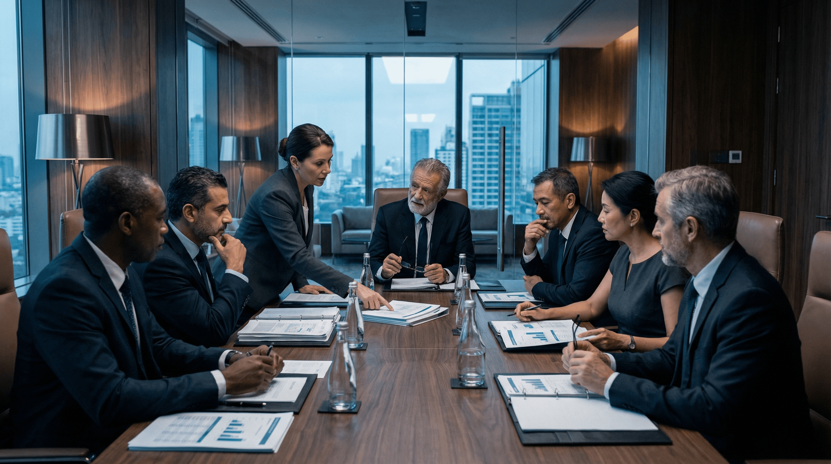 Boardroom meeting commercial