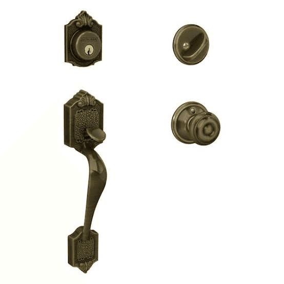 Schlage residential handleset. Source: The Home Depot