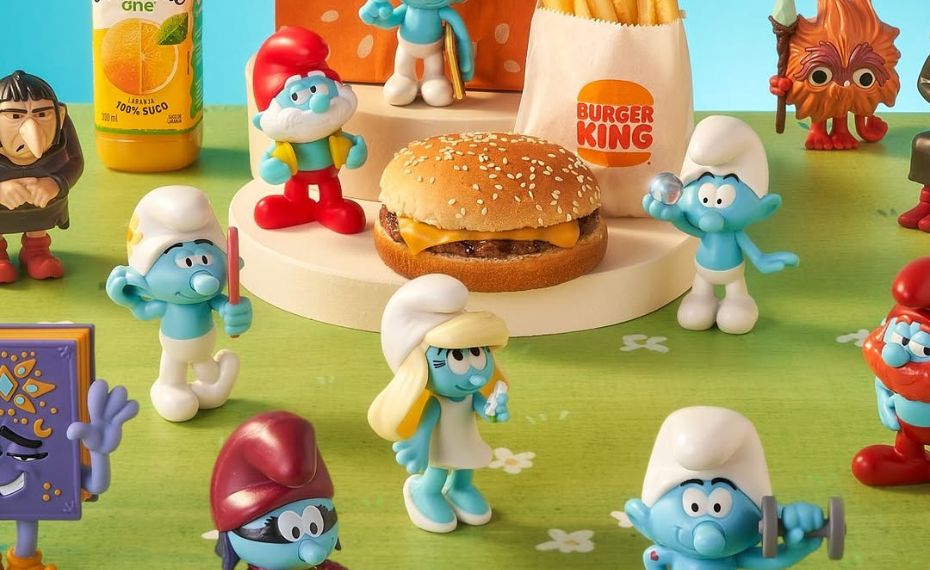 Burger King investe na linha do filme Smurfs para brindes 