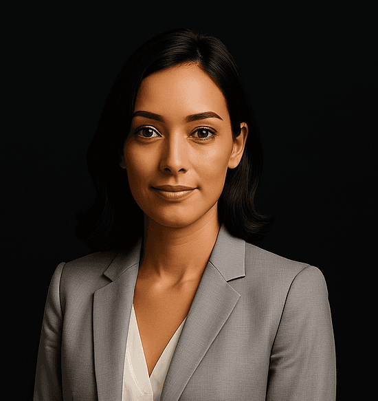 Bold line-art illustration of hand pointing outward as a call to action