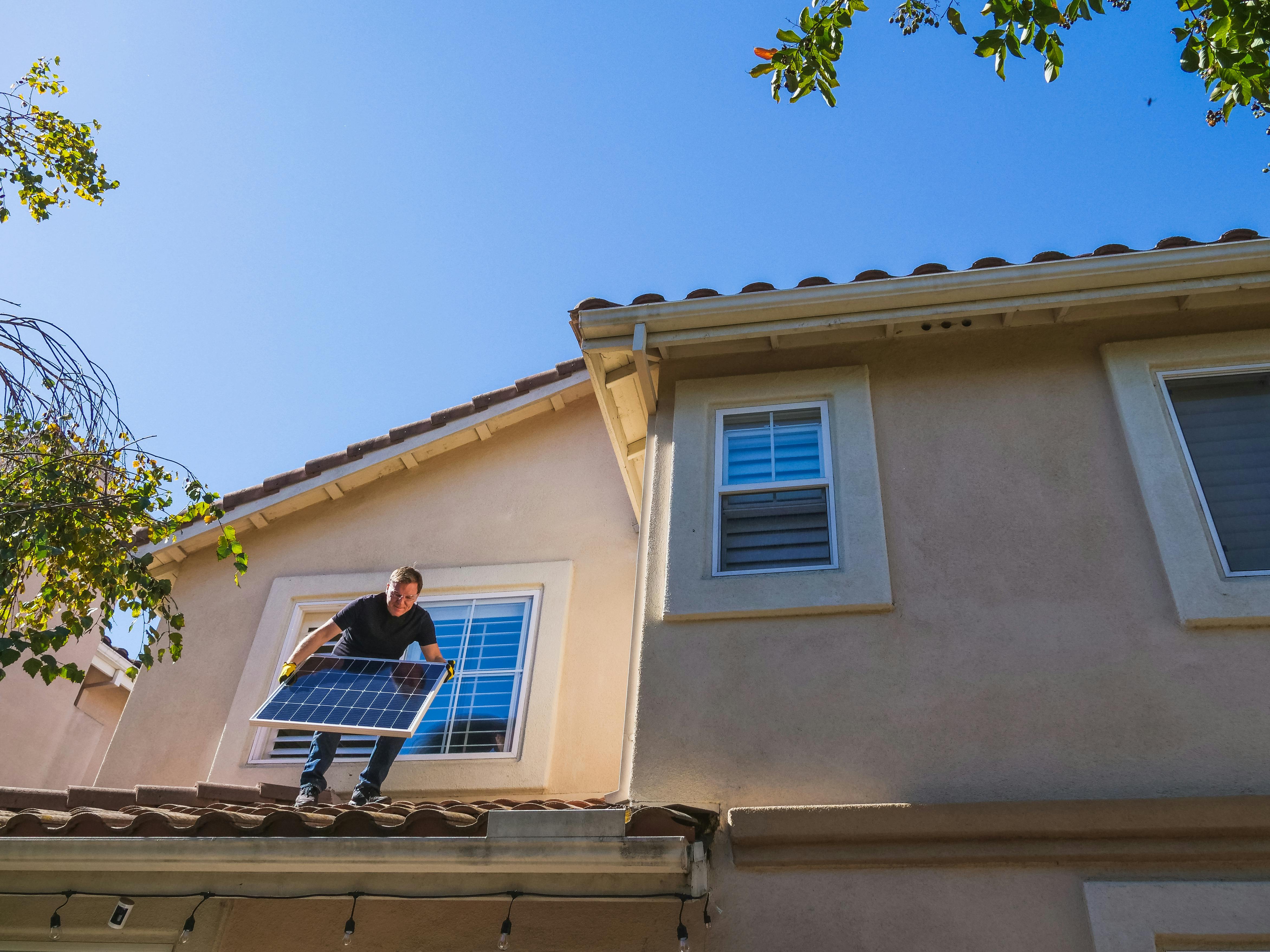 Installing Solar Panel
