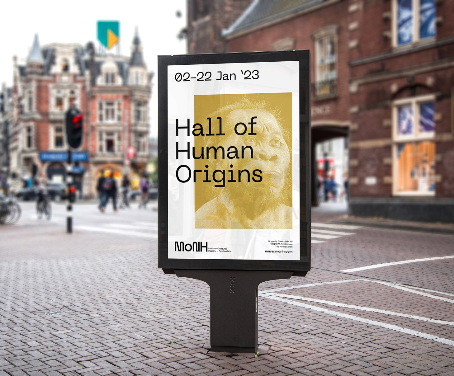 Poster design MoNH by Typefool