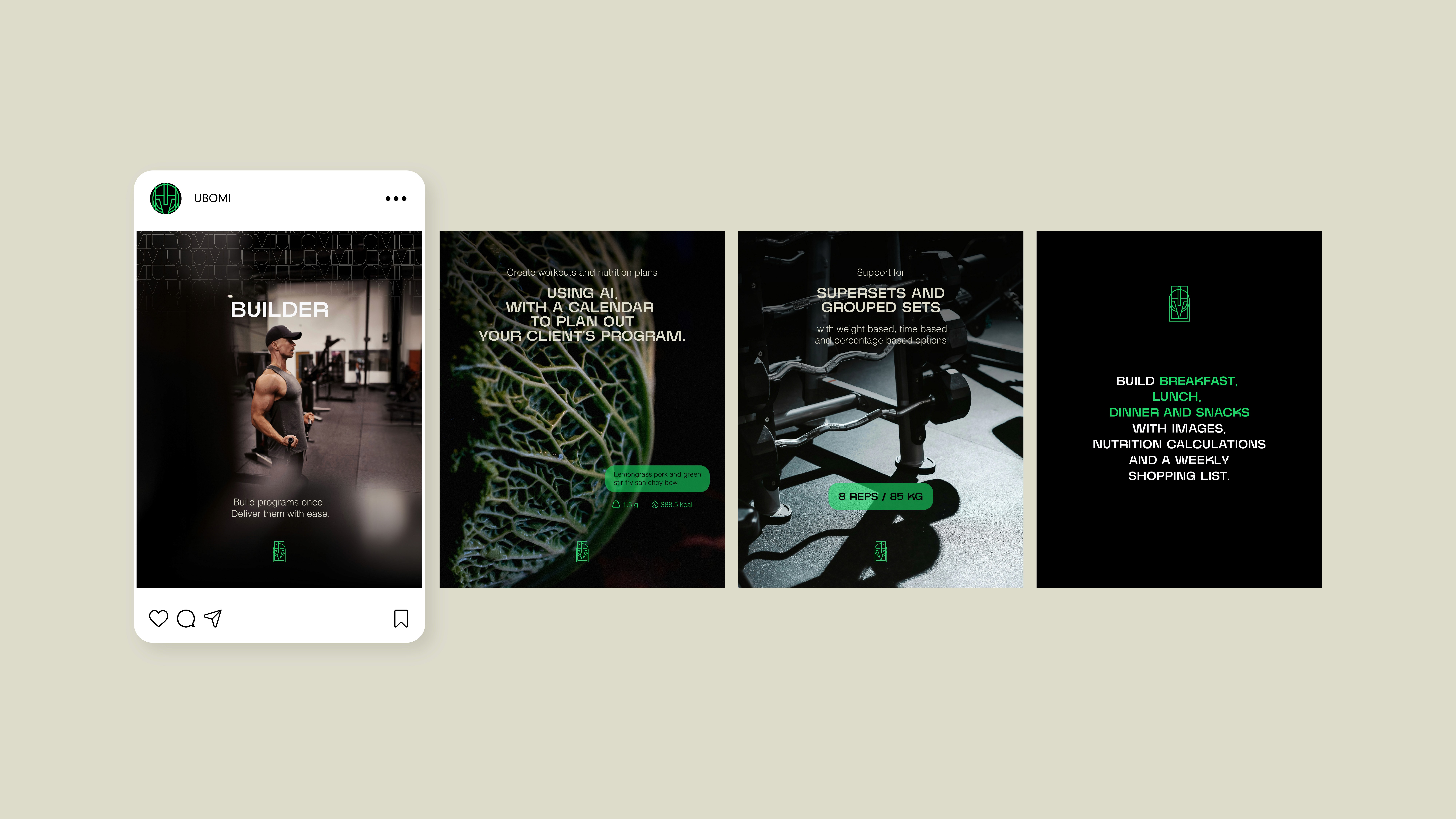 UBOMI Branding and visual identity- Social Media