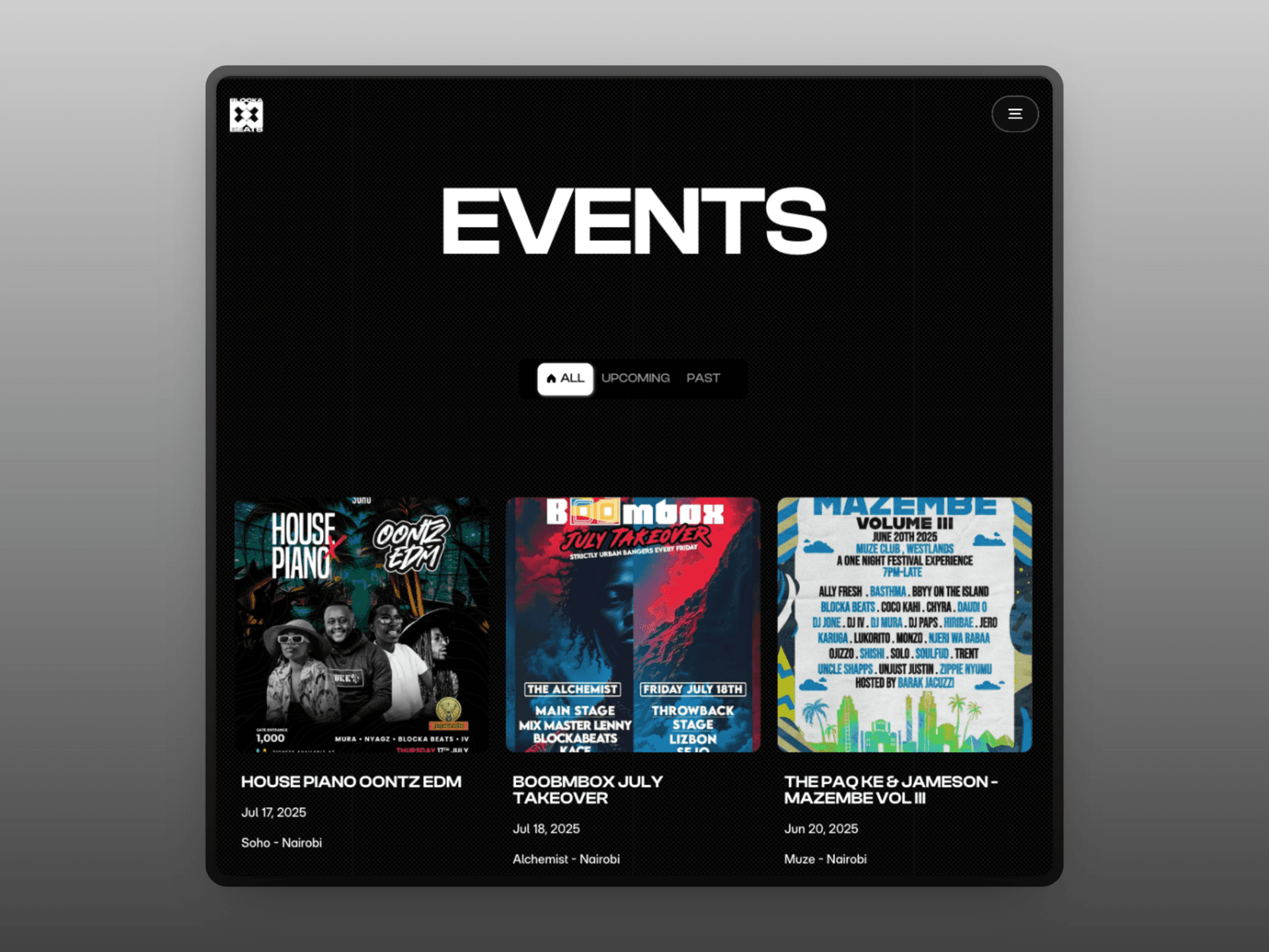 Blocka events