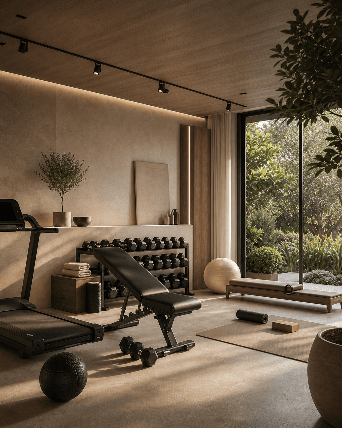 Aménagement d'espace sportif dans une villa à Marrakech par Profit Space