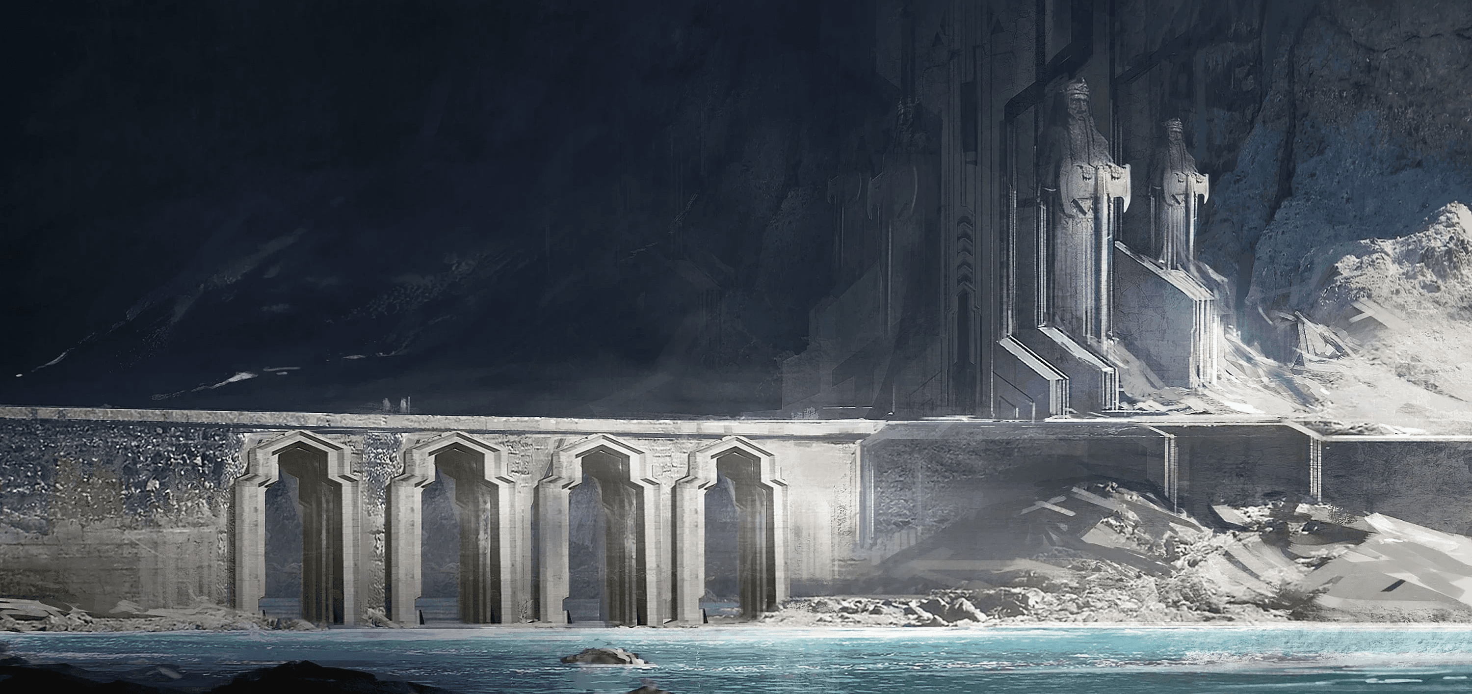 The Hobbit concept art – preproduction environment exploring the trilogy's visual scope