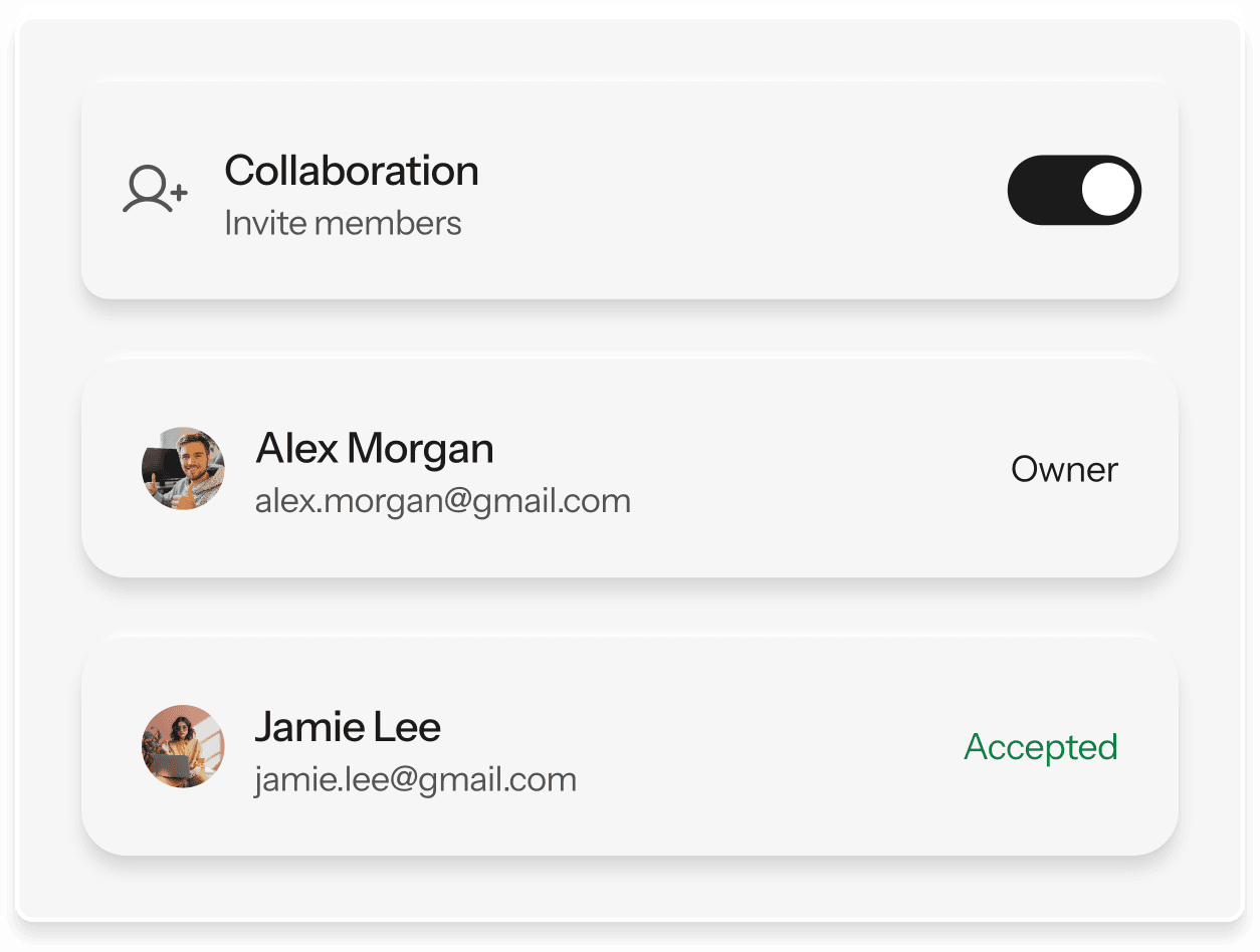 Interface preview of Nexum AI platform with focus on productivity and clarity.
