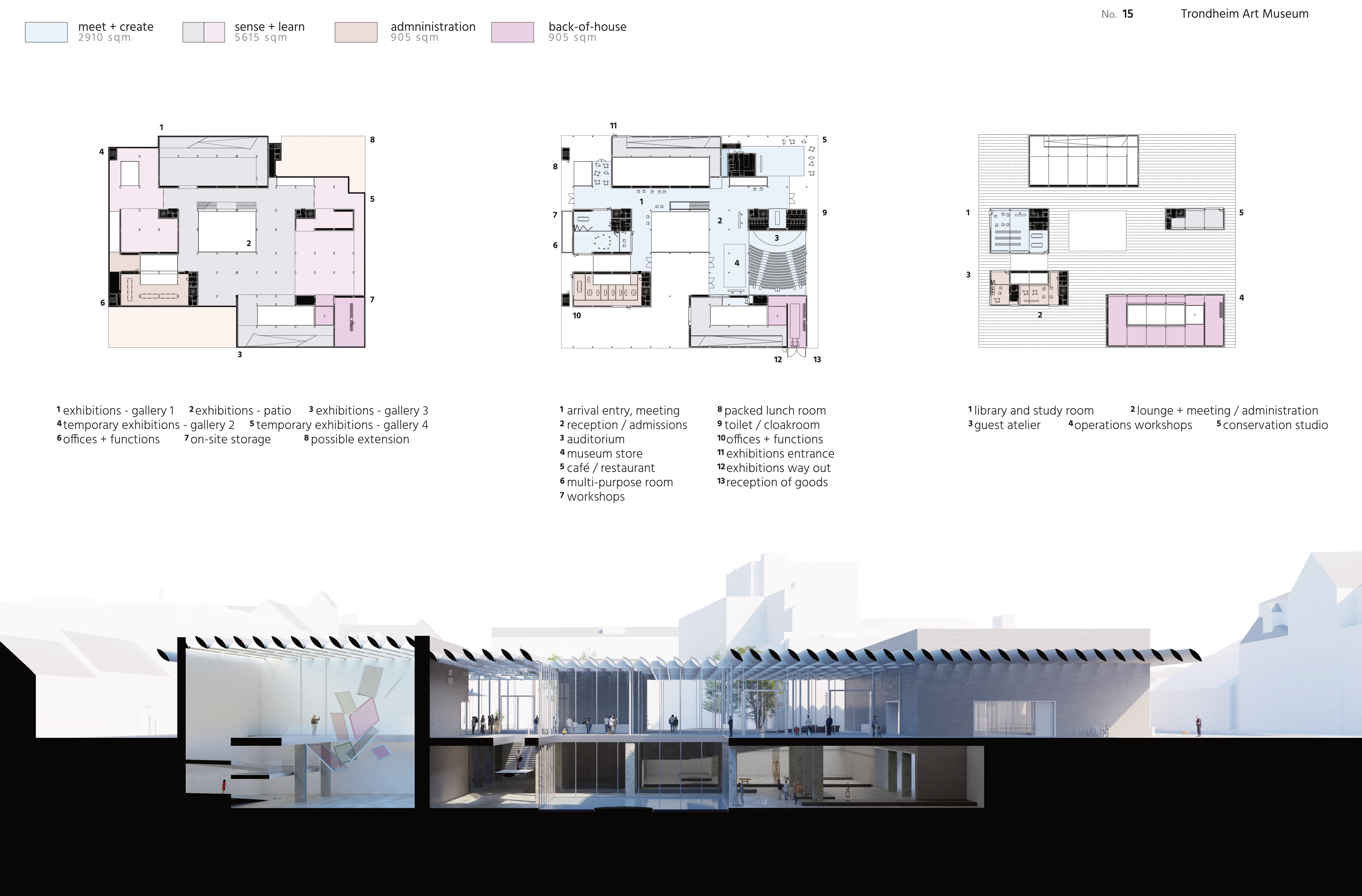 Trondheim Art Museum musée plan programme