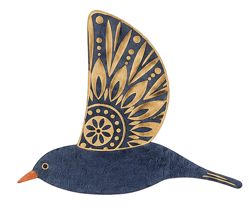 Decorative bird ornament