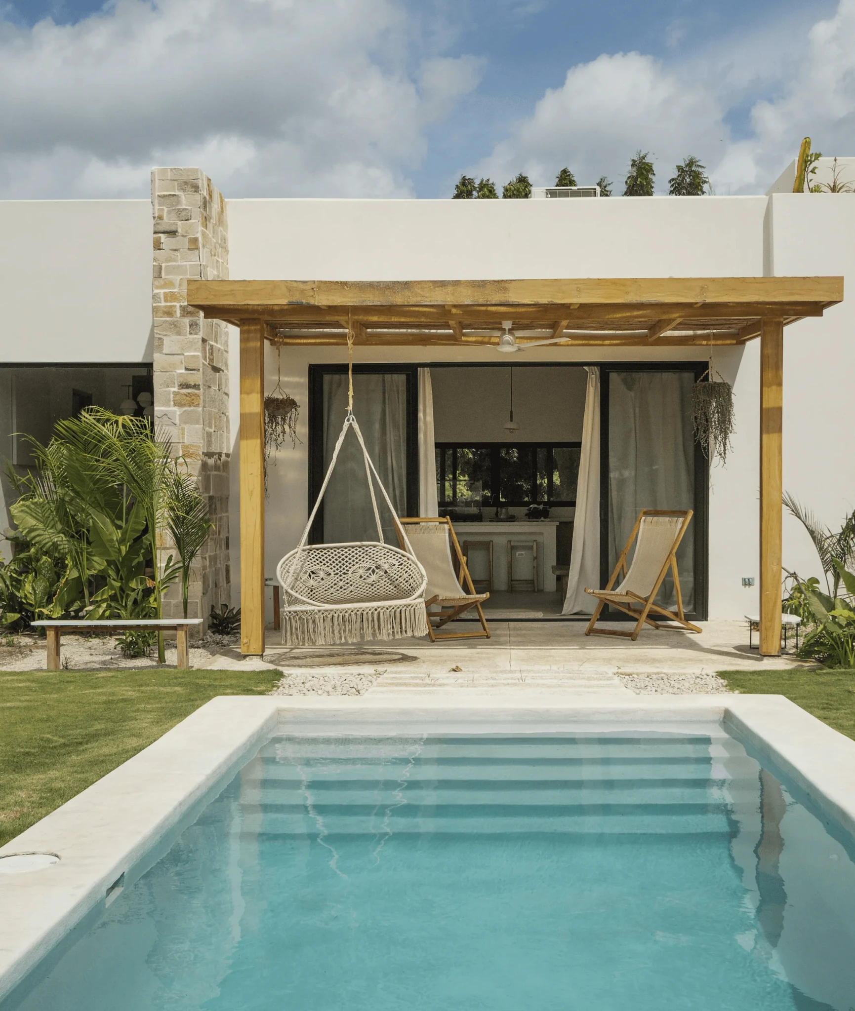 PO Houses tropical residential project by Costa Architecture in Popoyo Nicaragua